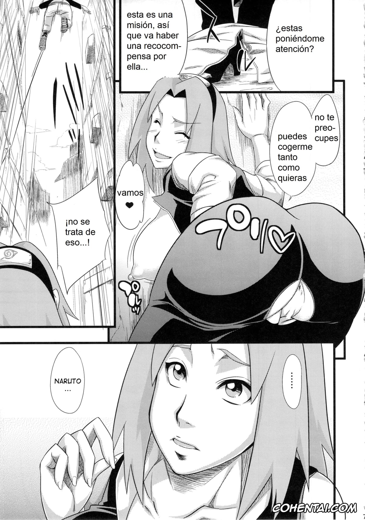NARUTO hentai, Naruto Uzumaki hentai, Sakura Haruno hentai, Koi no Bakadikara (Naruto), pagina 6