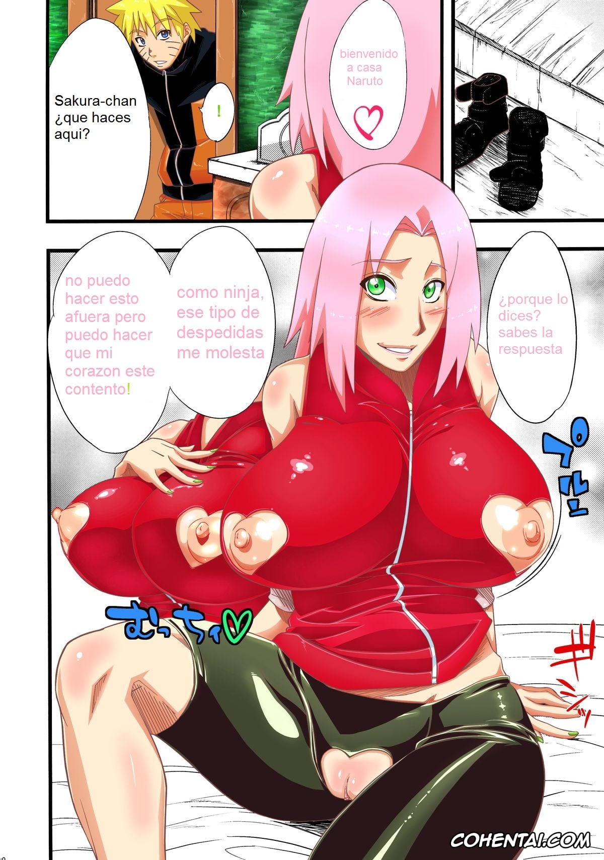 NARUTO hentai, Naruto Uzumaki hentai, Sakura Haruno hentai, Koi no Bakadikara (Naruto), pagina 9