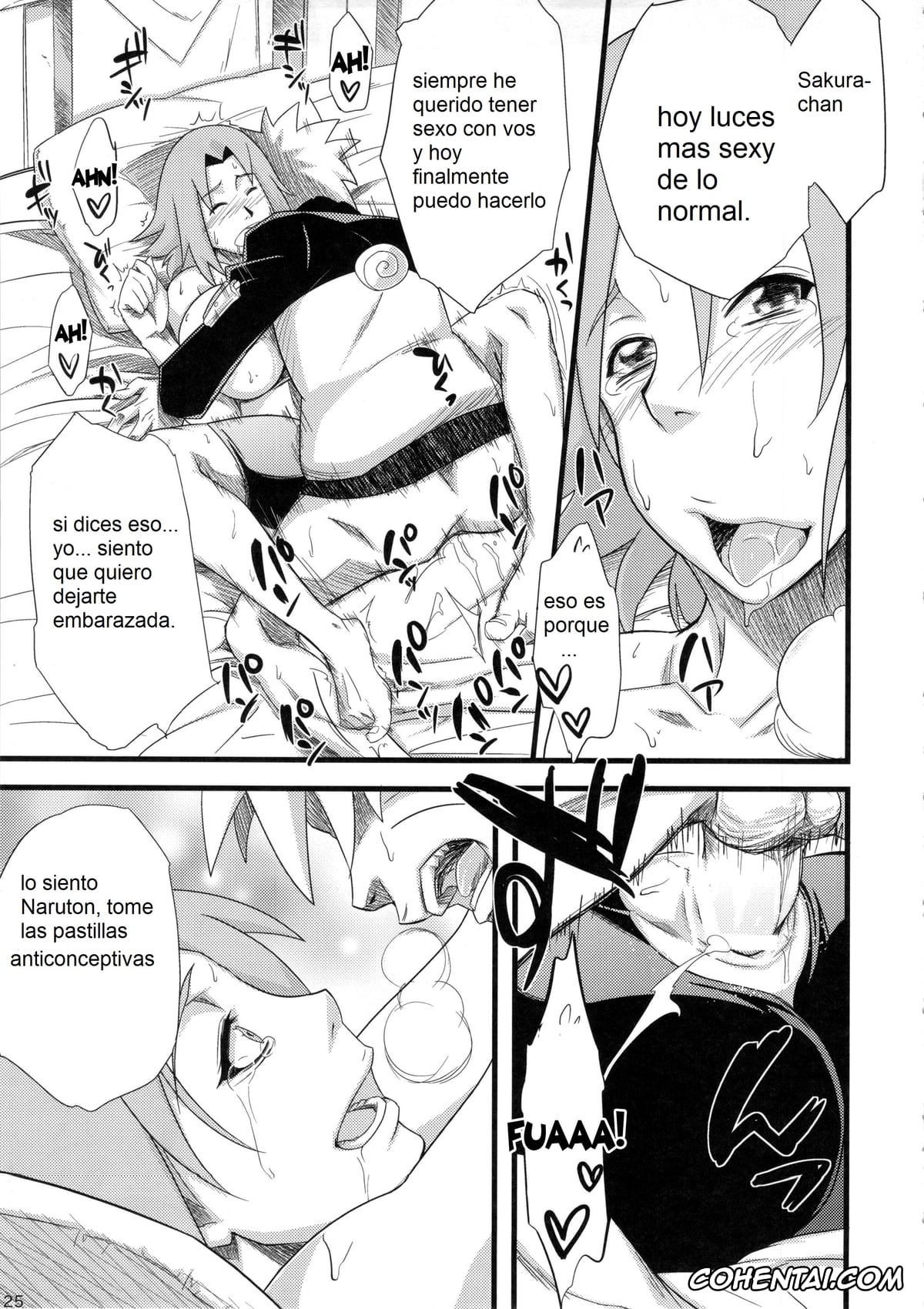 NARUTO hentai, Naruto Uzumaki hentai, Sakura Haruno hentai, Koi no Bakadikara (Naruto), pagina 24