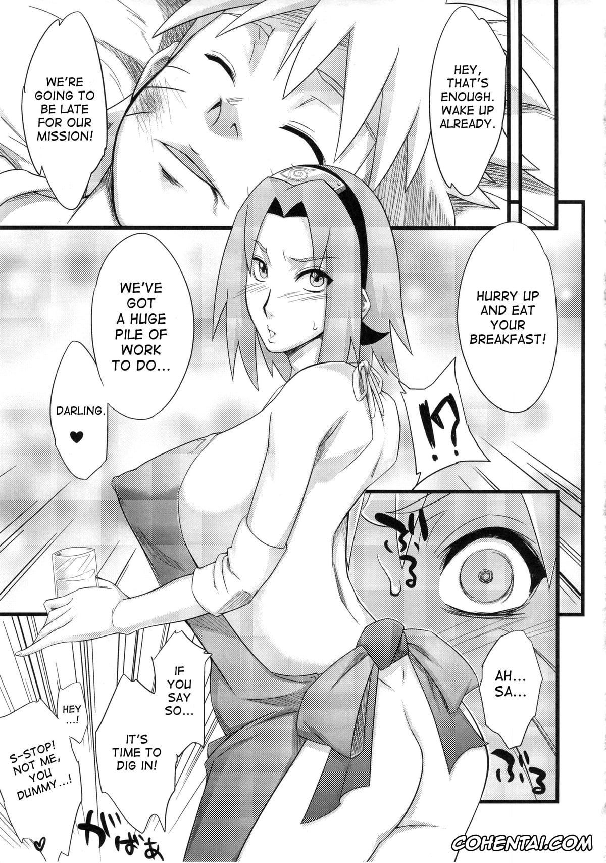 NARUTO hentai, Naruto Uzumaki hentai, Sakura Haruno hentai, Koi no Bakadikara (Naruto), pagina 36