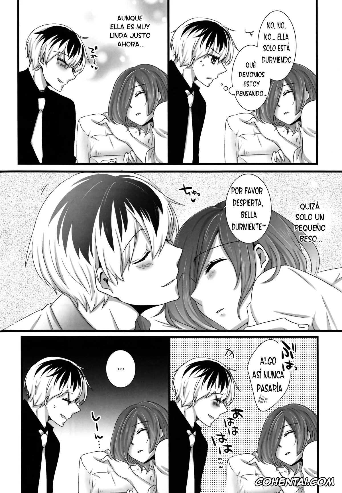 Tokyo Ghoul hentai, Ken Kaneki | Haise Sasaki hentai, Touka Kirishima hentai, Touka-chan ga Mezamenai!! (Tokyo Ghoul), pagina 6