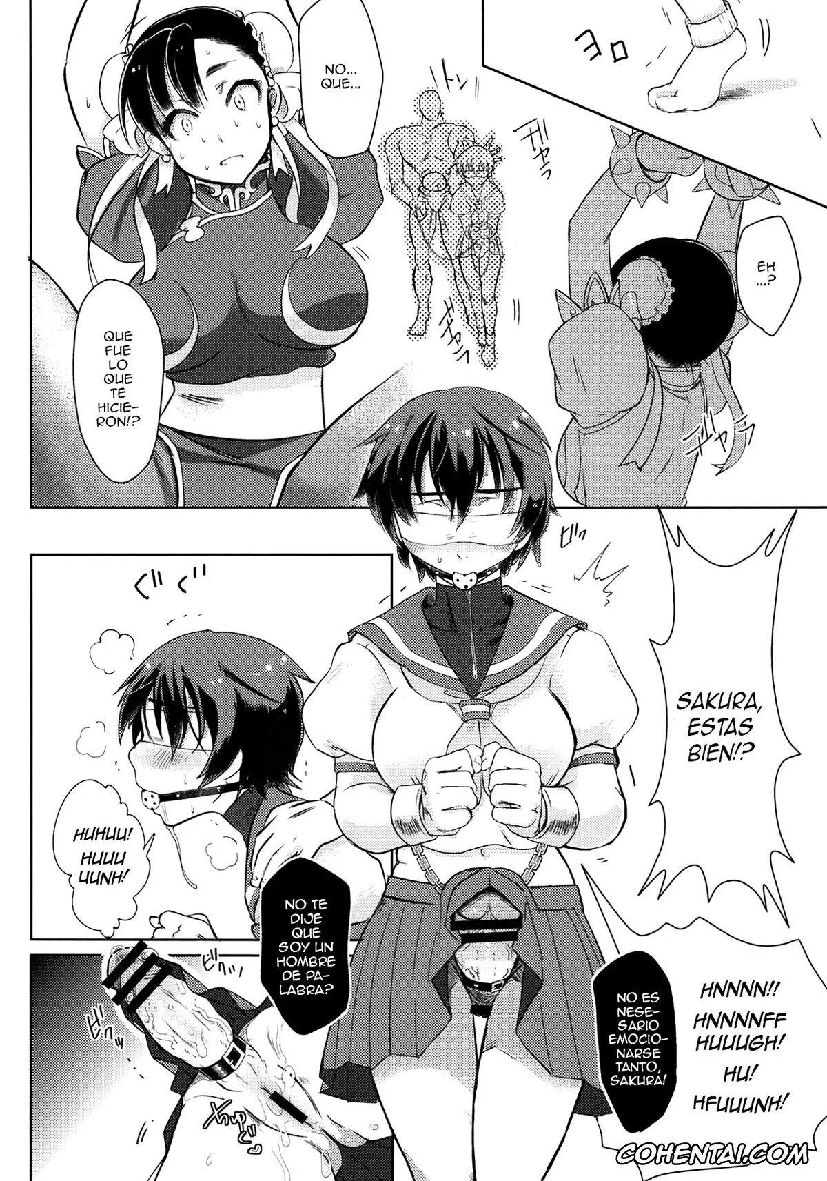 Street Fighter hentai, King of Fighters hentai, Cammy White hentai, Chun-Li hentai, Sakura Kasugano hentai, Operation Futanari (Street Fighter), pagina 9