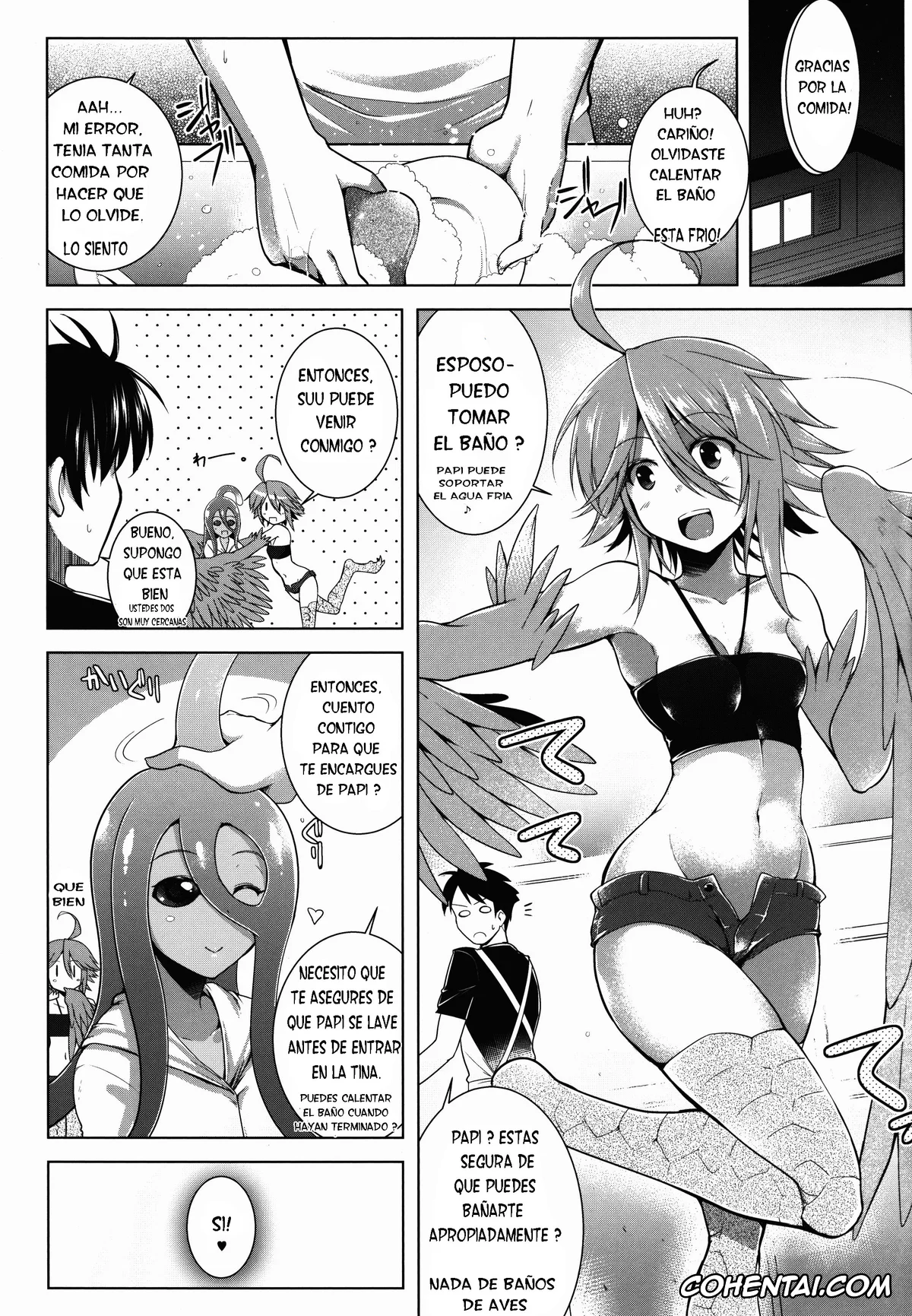 Monster Musume no Iru Nichijou porno, Papi porno, Suu porno, Slime ni Nurunuru Matowaritsukareru Nichijou (Monster Musume no Iru Nichijou), pagina 5