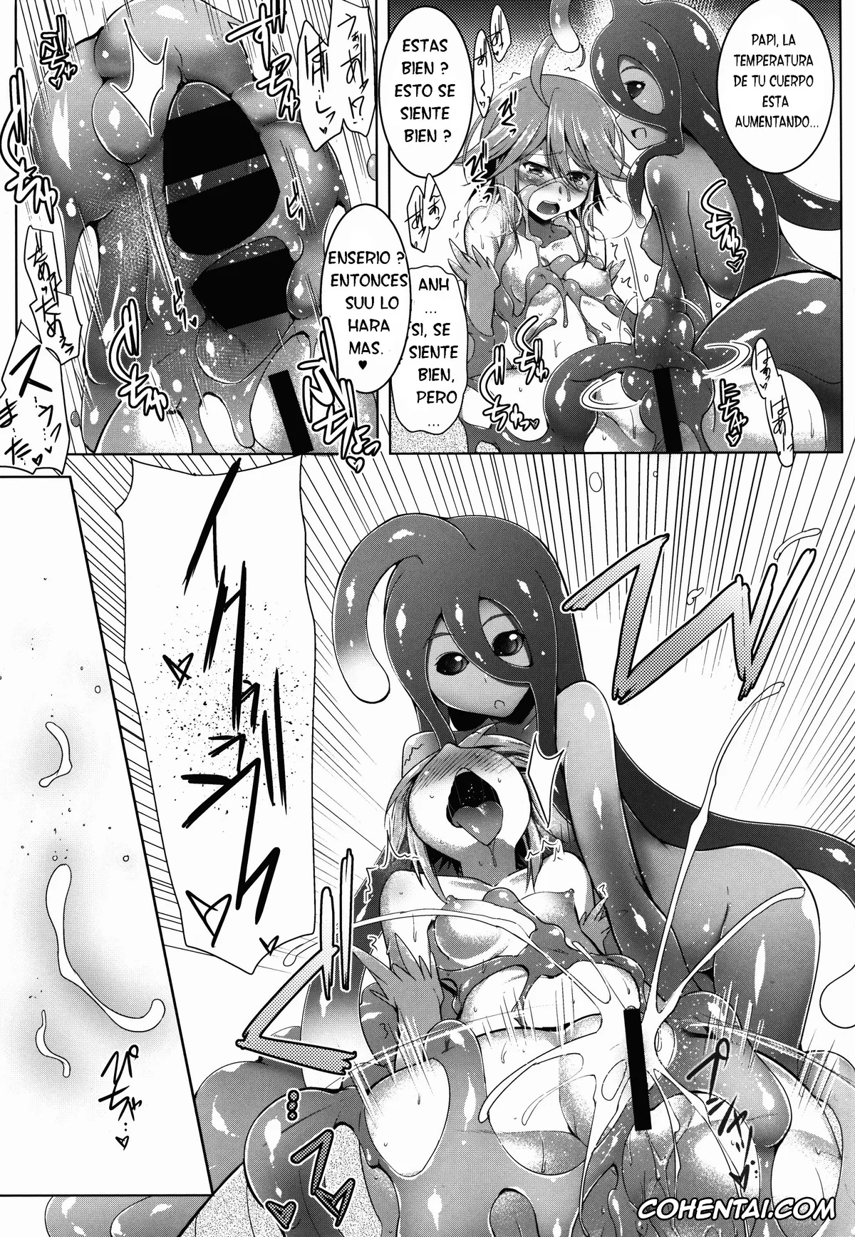 Monster Musume no Iru Nichijou hentai, Papi hentai, Suu hentai, Slime ni Nurunuru Matowaritsukareru Nichijou (Monster Musume no Iru Nichijou), pagina 9