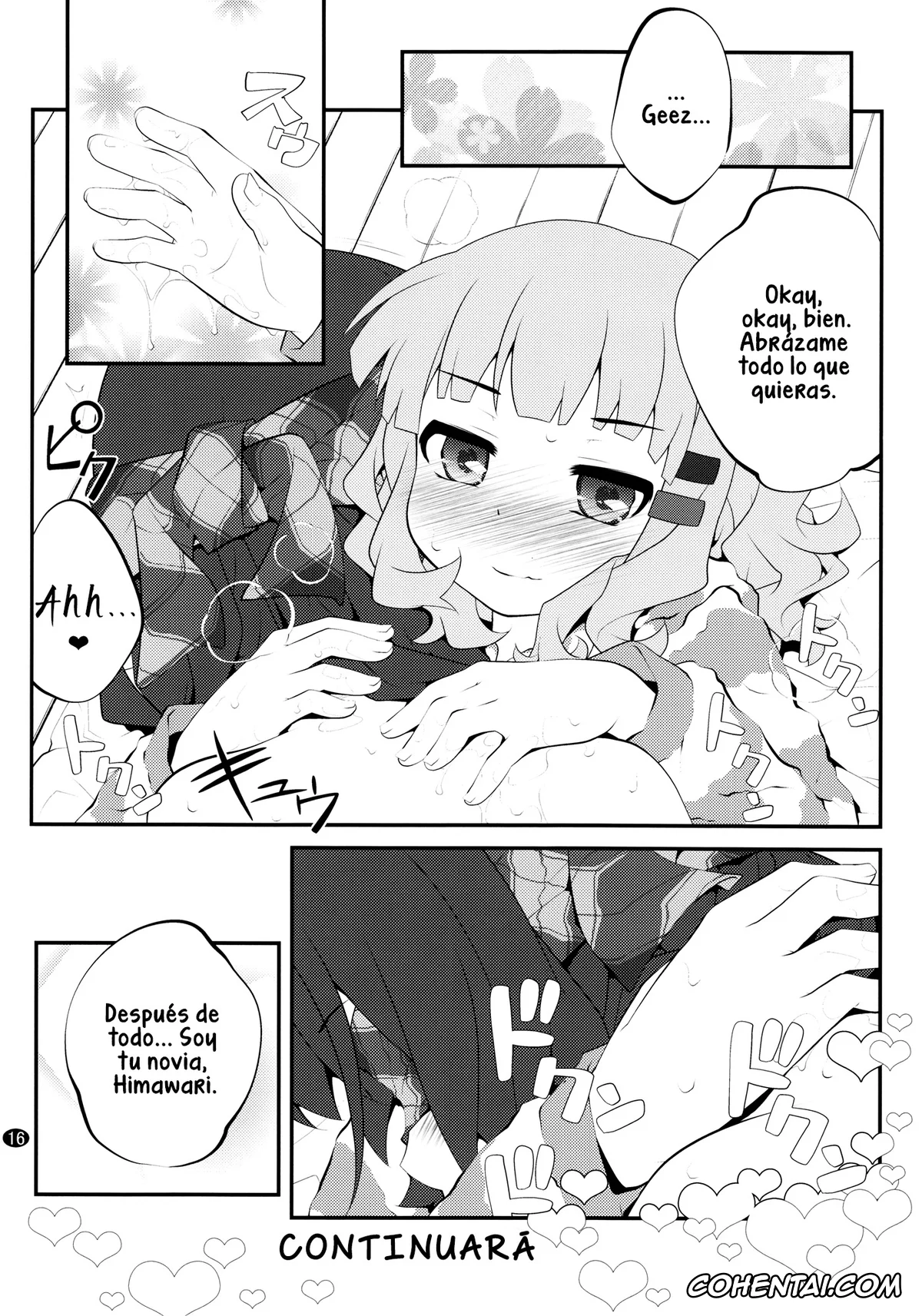 YuruYuri xxx, Himawari Furutani xxx, Sakurako Ohmuro xxx, Himegoto Flowers 8 (YuruYuri), pagina 16