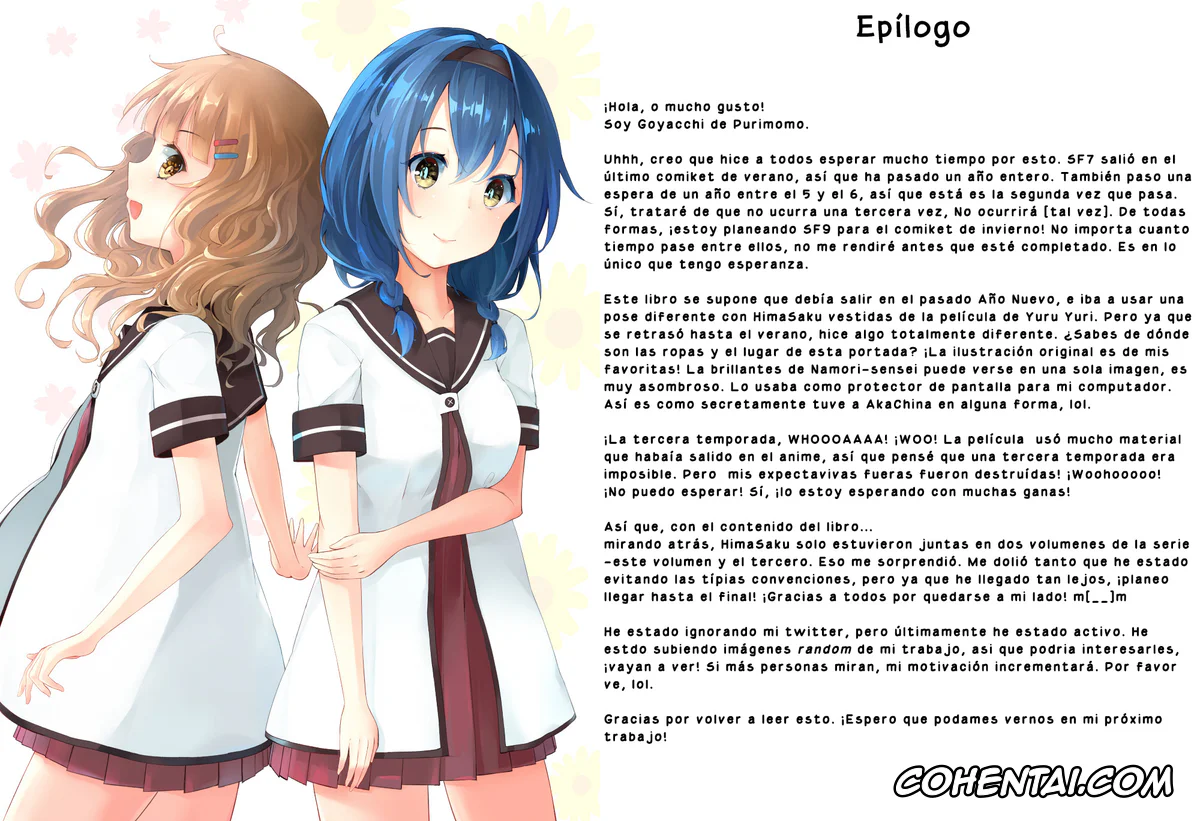YuruYuri xxx, Himawari Furutani xxx, Sakurako Ohmuro xxx, Himegoto Flowers 8 (YuruYuri), pagina 19