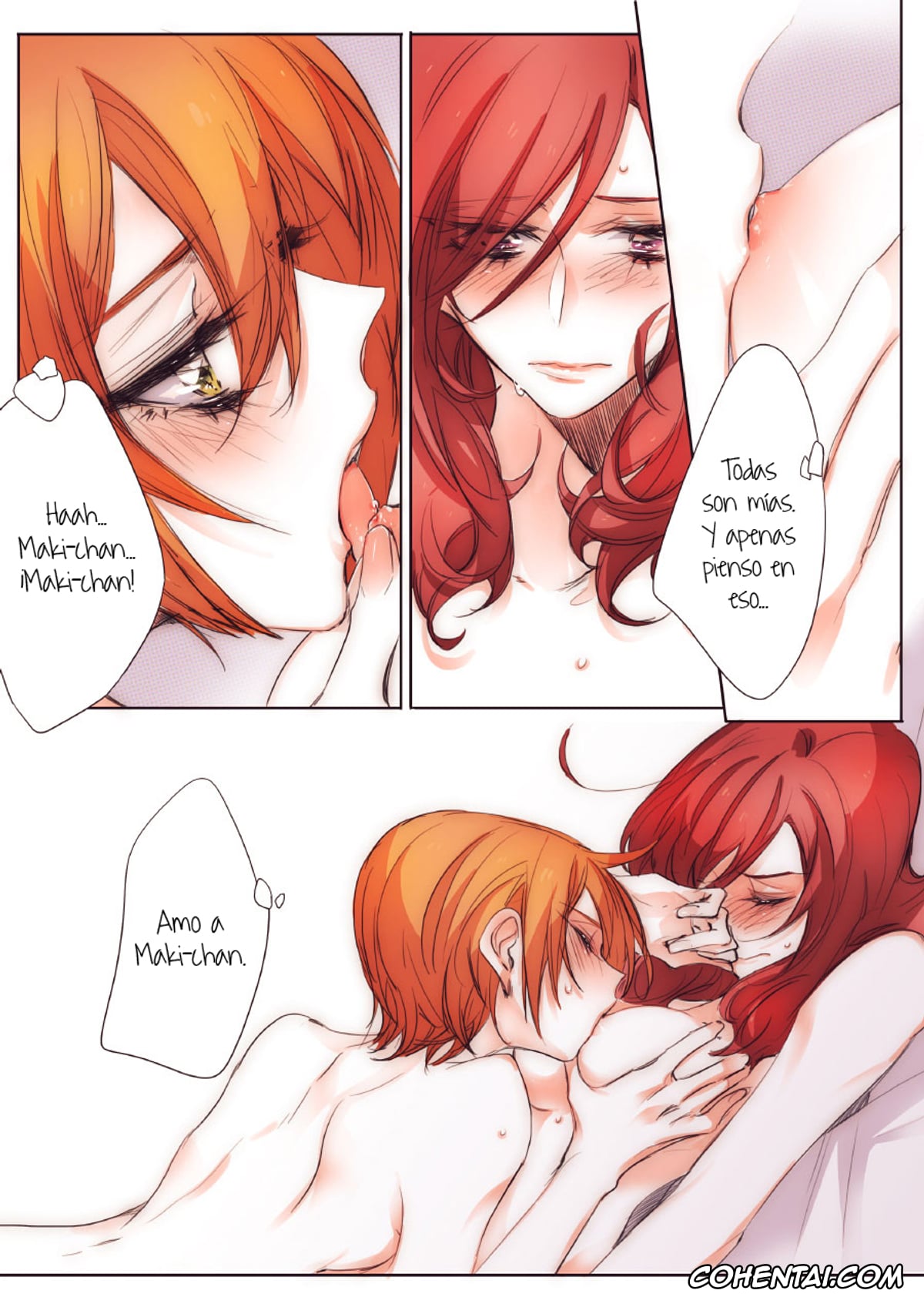 Love Live! xxx, Maki Nishikino xxx, Rin Hoshizora xxx, Neko-kei Kanojo (Love Live!), pagina 4