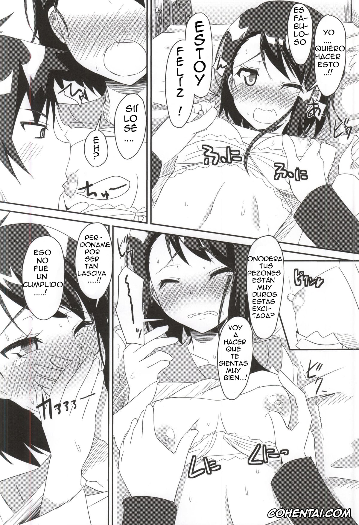 Nisekoi porno, Haru Onodera porno, Kosaki Onodera porno, Raku Ichijou porno, Nikoichi!! (Nisekoi), pagina 8