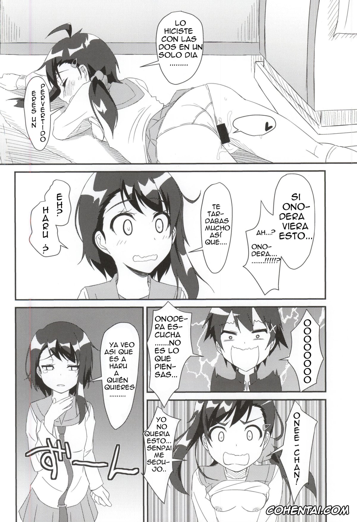 Nisekoi xxx, Haru Onodera xxx, Kosaki Onodera xxx, Raku Ichijou xxx, Nikoichi!! (Nisekoi), pagina 22