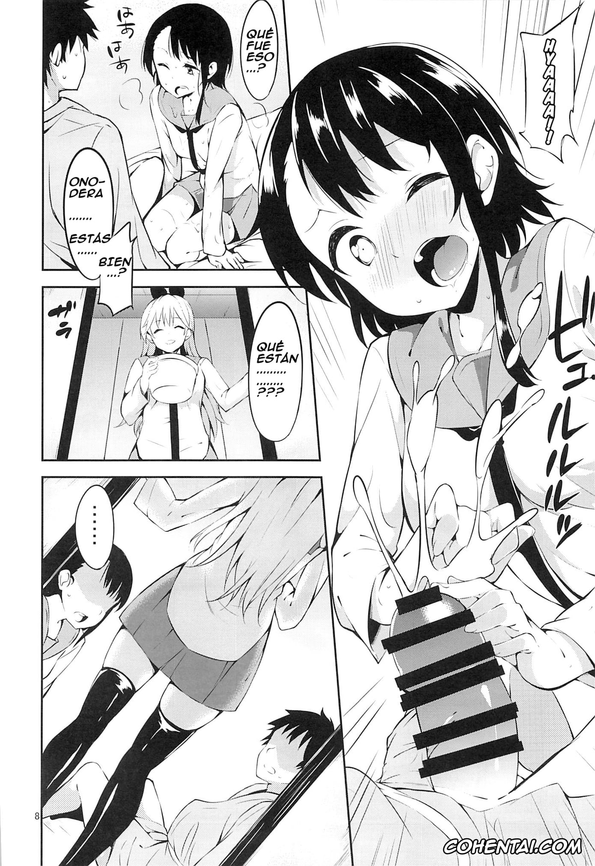 Nisekoi hentai, Chitoge Kirisaki hentai, Kosaki Onodera hentai, Raku Ichijou hentai, Yumekoi (Nisekoi), pagina 9