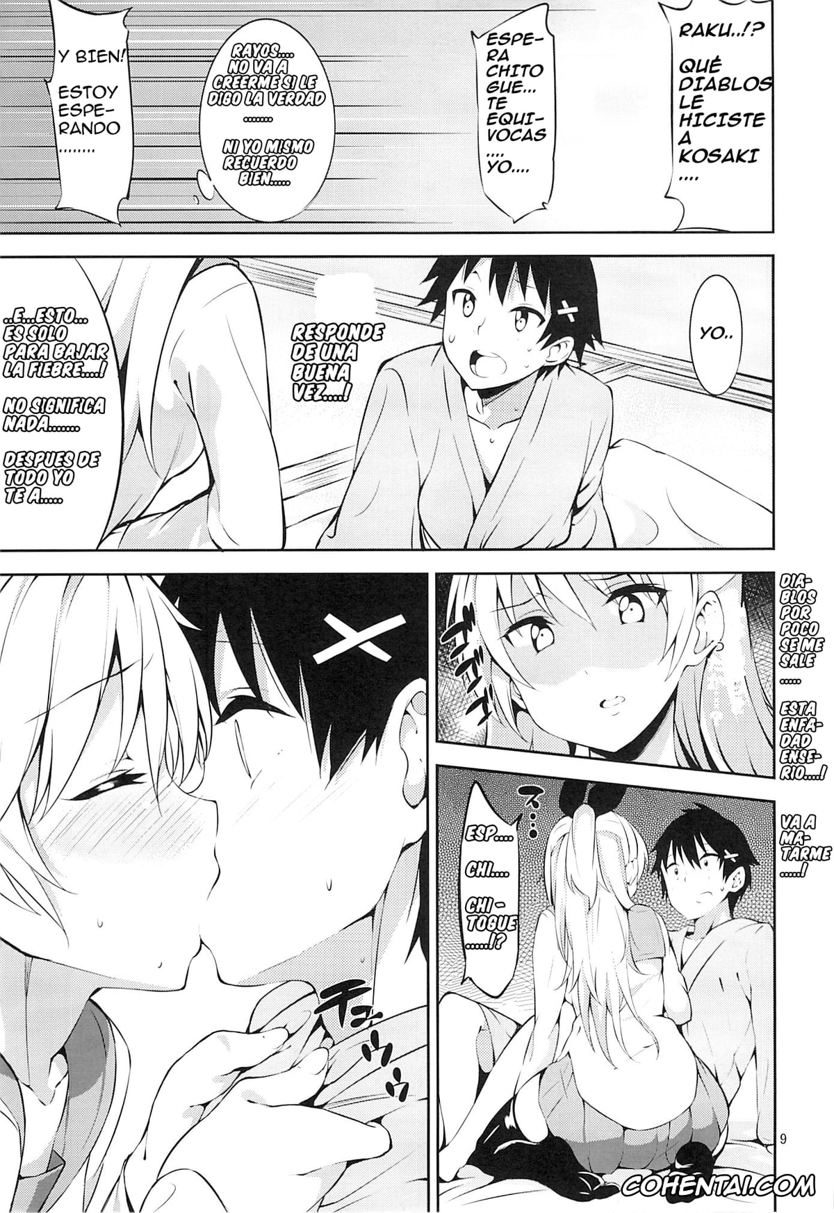 Nisekoi xxx, Chitoge Kirisaki xxx, Kosaki Onodera xxx, Raku Ichijou xxx, Yumekoi (Nisekoi), pagina 10