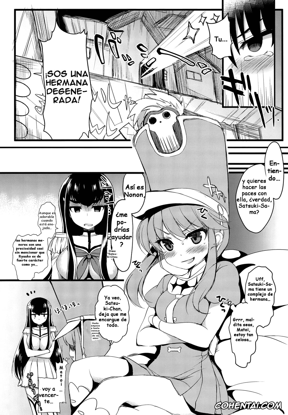 Kill la Kill xxx, Nonon Jakuzure xxx, Ryuuko Matoi xxx, Satsuki Kiryuuin xxx, Yuri la Kill (Kill la Kill), pagina 10