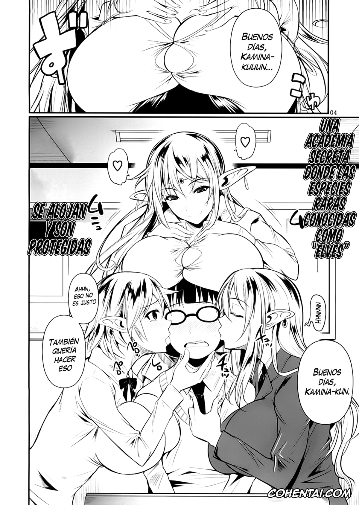 Original xxx, High Elf × High School, pagina 4