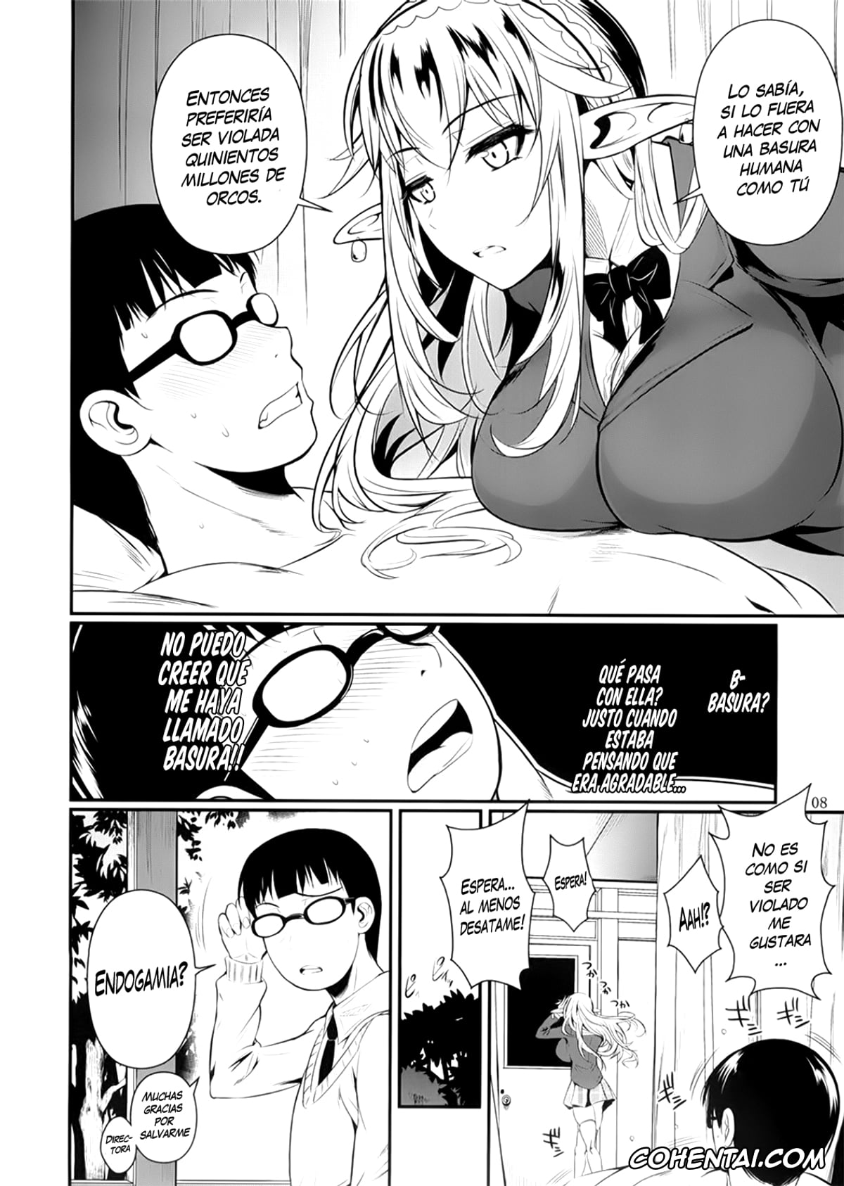 Original porno, High Elf × High School, pagina 8