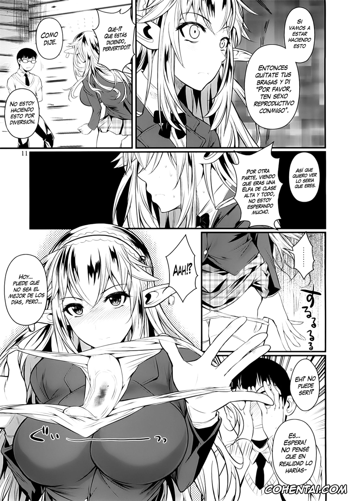 Original porno, High Elf × High School, pagina 11
