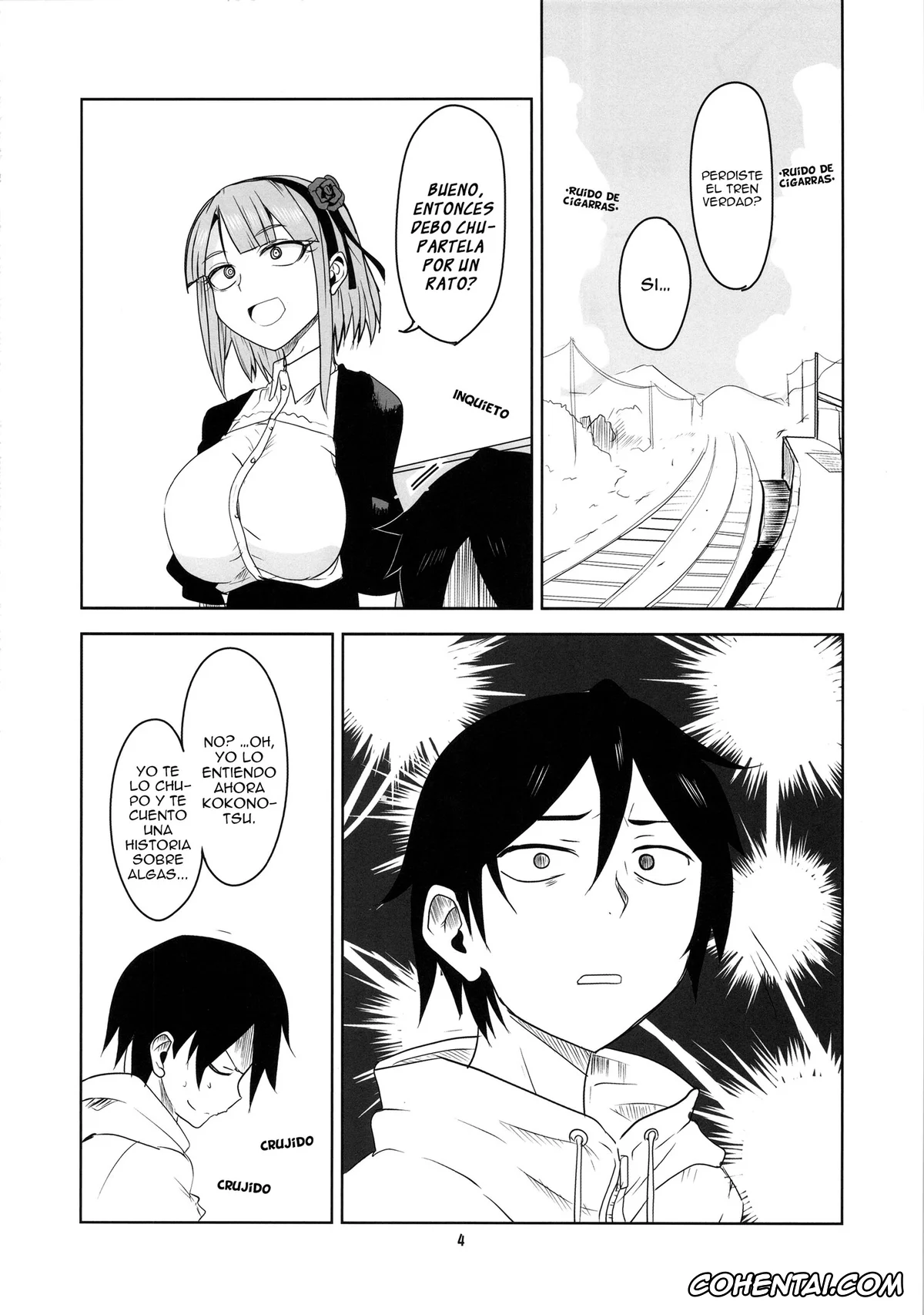 Dagashi Kashi porno, Hotaru Shidare porno, Kokonotsu Shikada porno, Saya Endou porno, Dagashi Chichi 3 (Dagashi Kashi), pagina 5