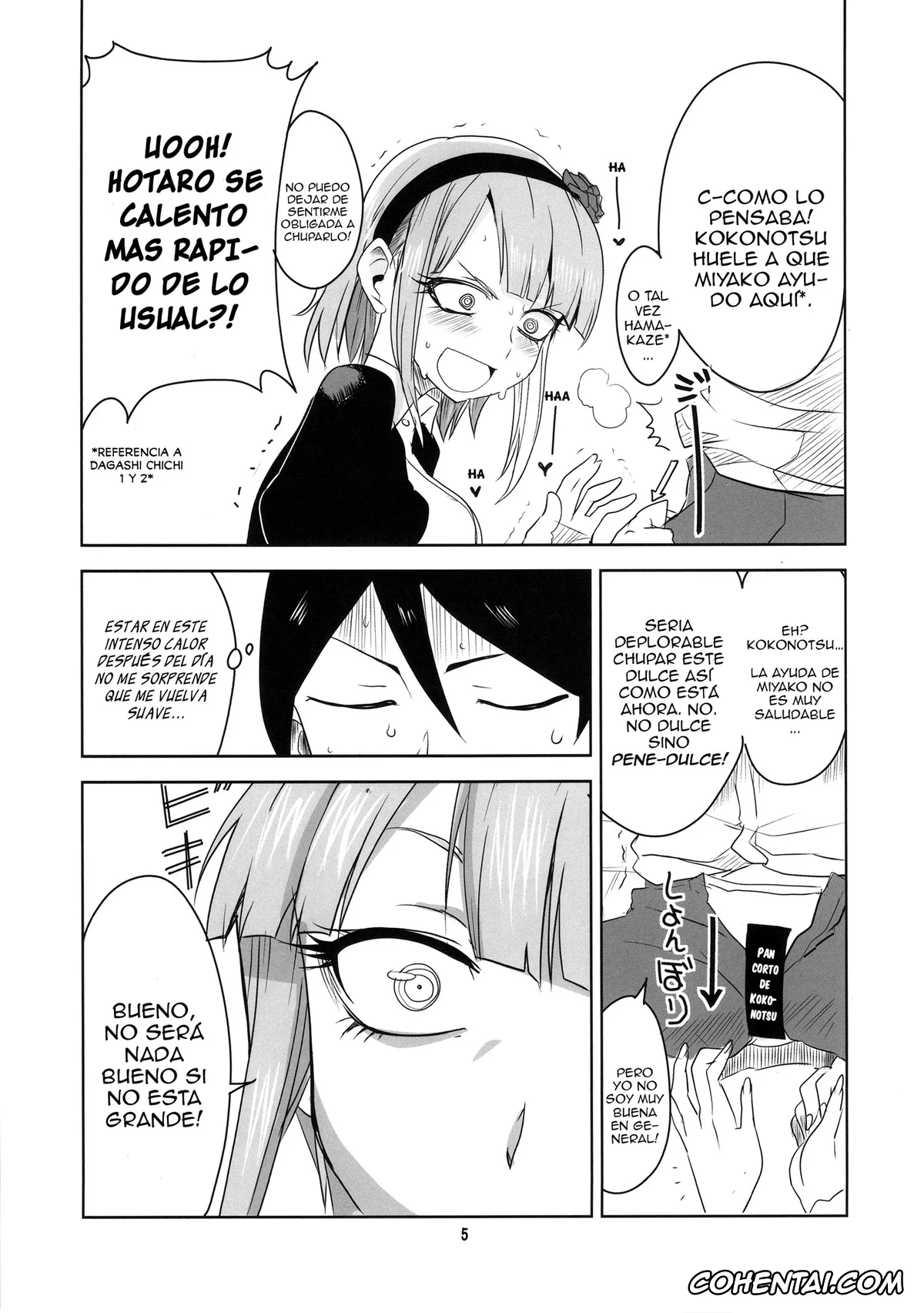Dagashi Kashi hentai, Hotaru Shidare hentai, Kokonotsu Shikada hentai, Saya Endou hentai, Dagashi Chichi 3 (Dagashi Kashi), pagina 6