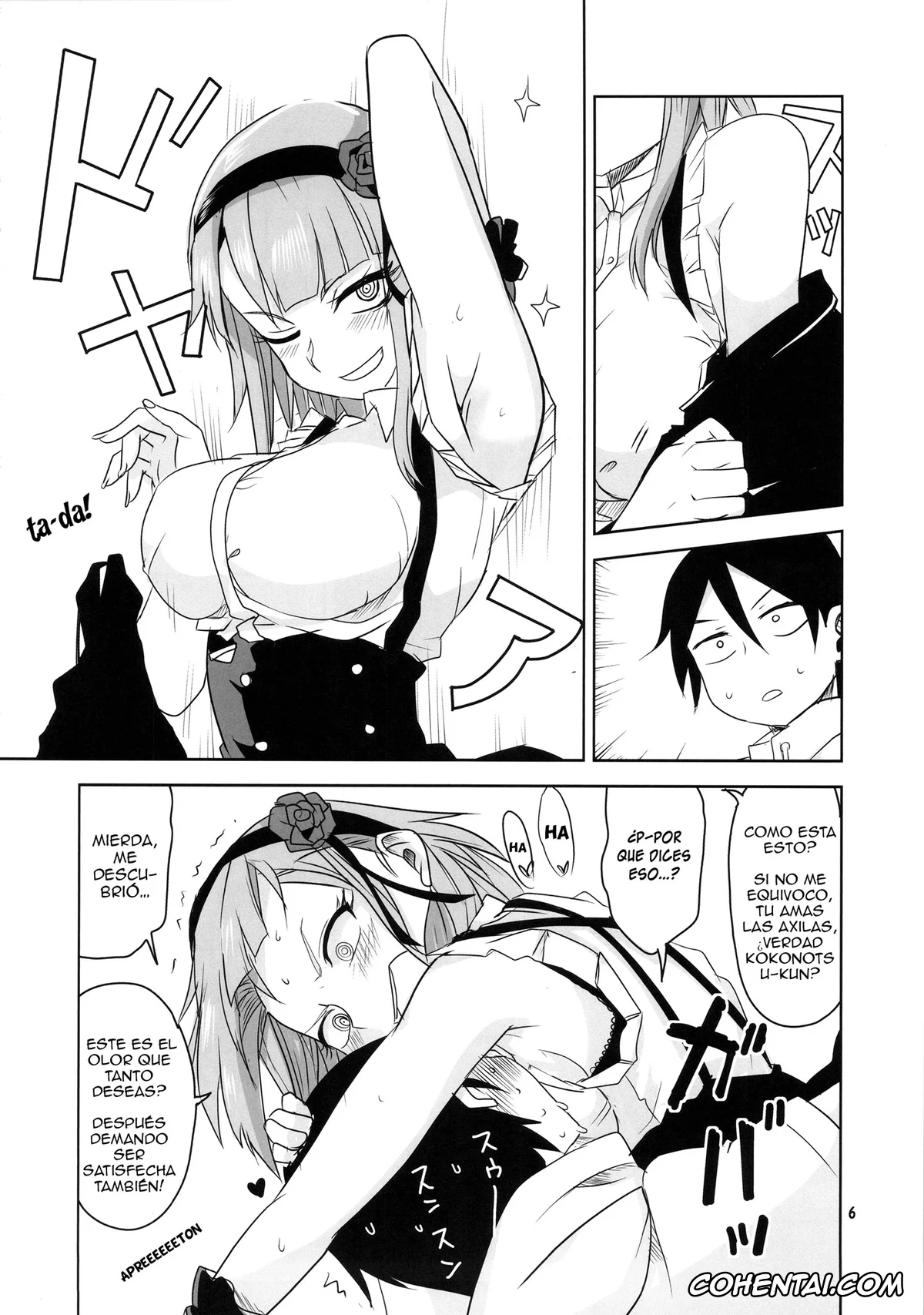 Dagashi Kashi xxx, Hotaru Shidare xxx, Kokonotsu Shikada xxx, Saya Endou xxx, Dagashi Chichi 3 (Dagashi Kashi), pagina 7
