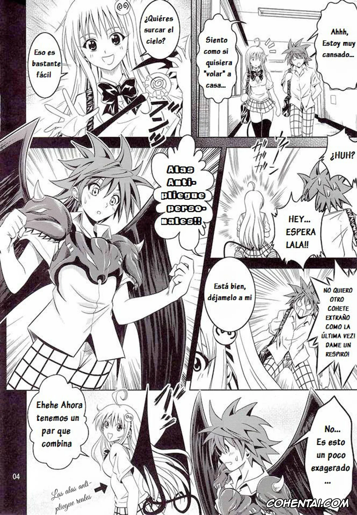 To Love-Ru porno, Haruna Sairenji porno, Rito Yuuki porno, Yui Kotegawa porno, Anoko-tachi ga Taihen na Koto ni Nattemasu (To Love-Ru), pagina 5