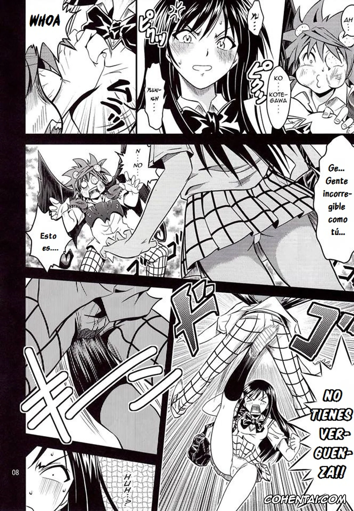 To Love-Ru hentai, Haruna Sairenji hentai, Rito Yuuki hentai, Yui Kotegawa hentai, Anoko-tachi ga Taihen na Koto ni Nattemasu (To Love-Ru), pagina 9