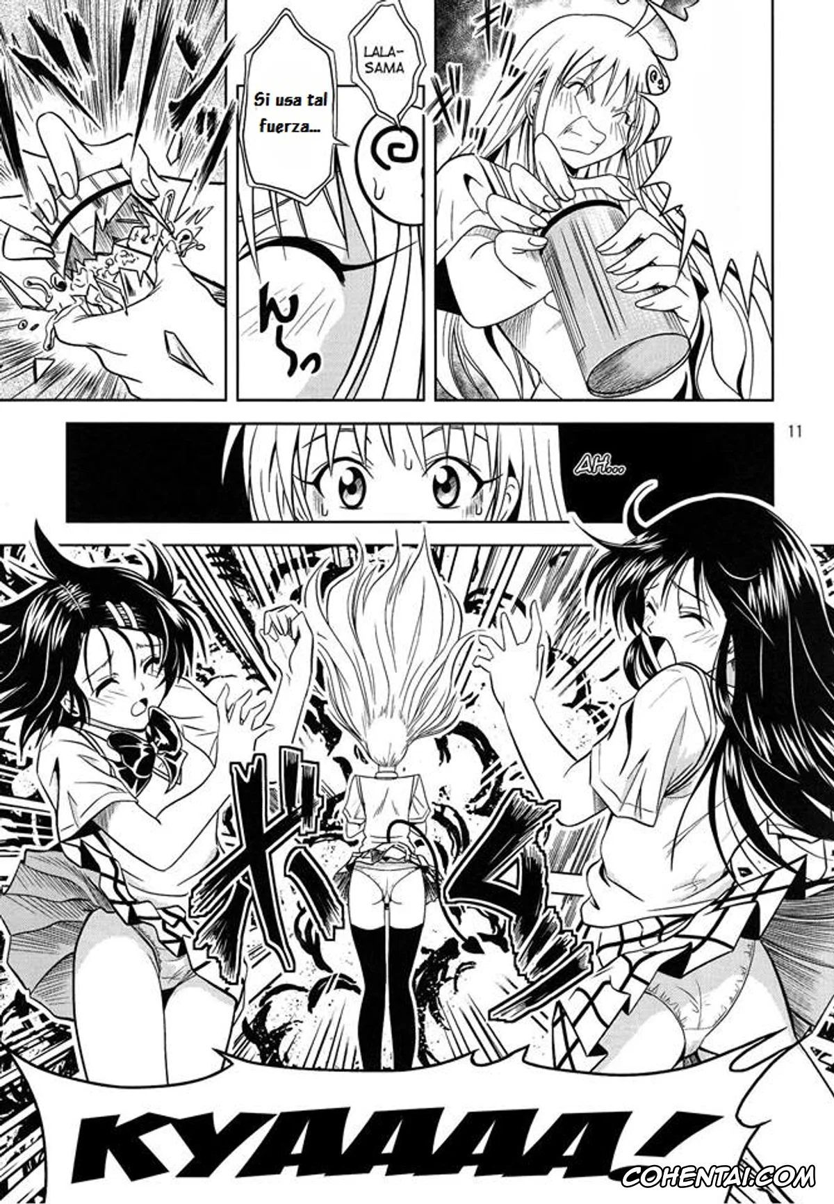 To Love-Ru hentai, Haruna Sairenji hentai, Rito Yuuki hentai, Yui Kotegawa hentai, Anoko-tachi ga Taihen na Koto ni Nattemasu (To Love-Ru), pagina 12