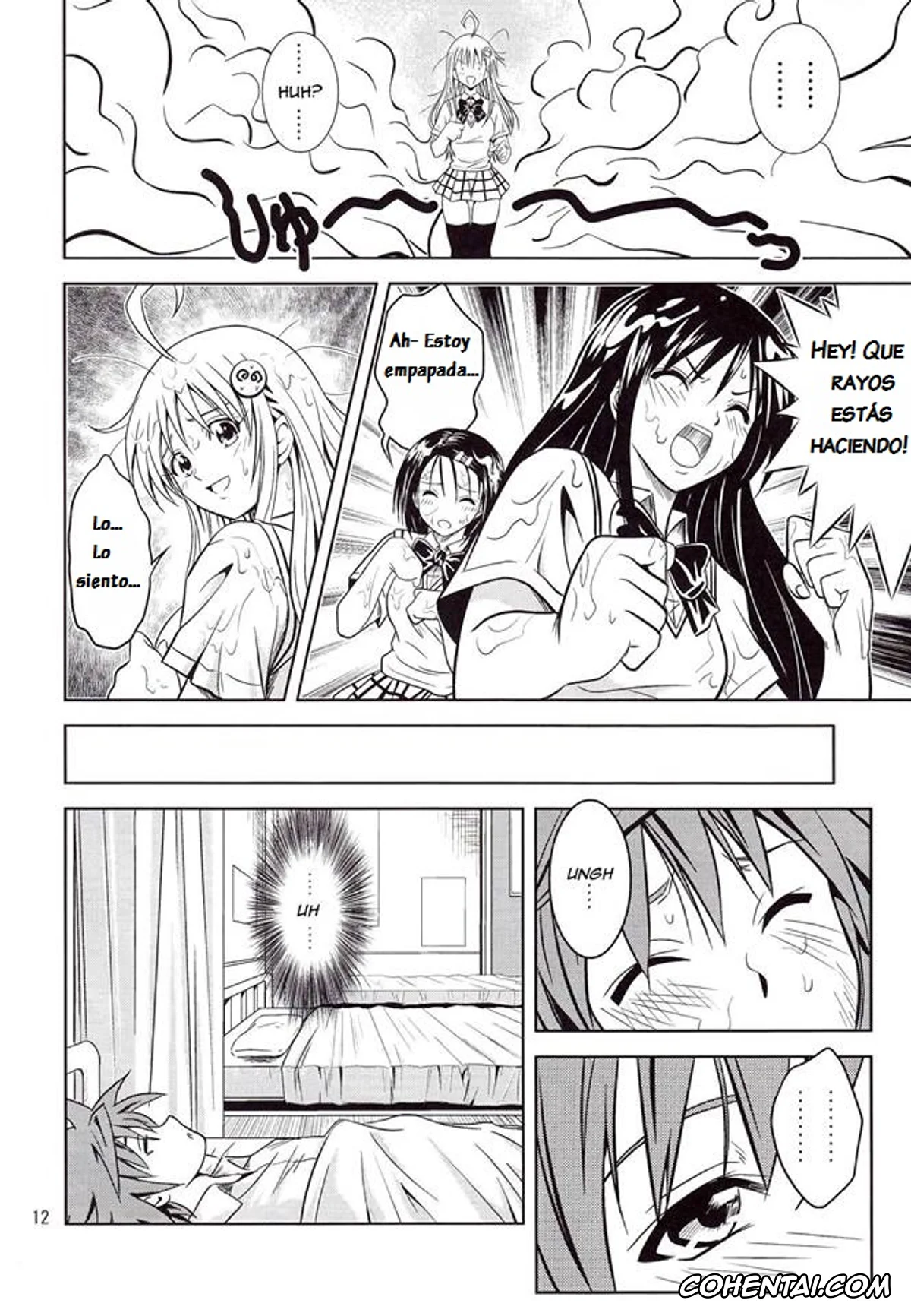 To Love-Ru xxx, Haruna Sairenji xxx, Rito Yuuki xxx, Yui Kotegawa xxx, Anoko-tachi ga Taihen na Koto ni Nattemasu (To Love-Ru), pagina 13