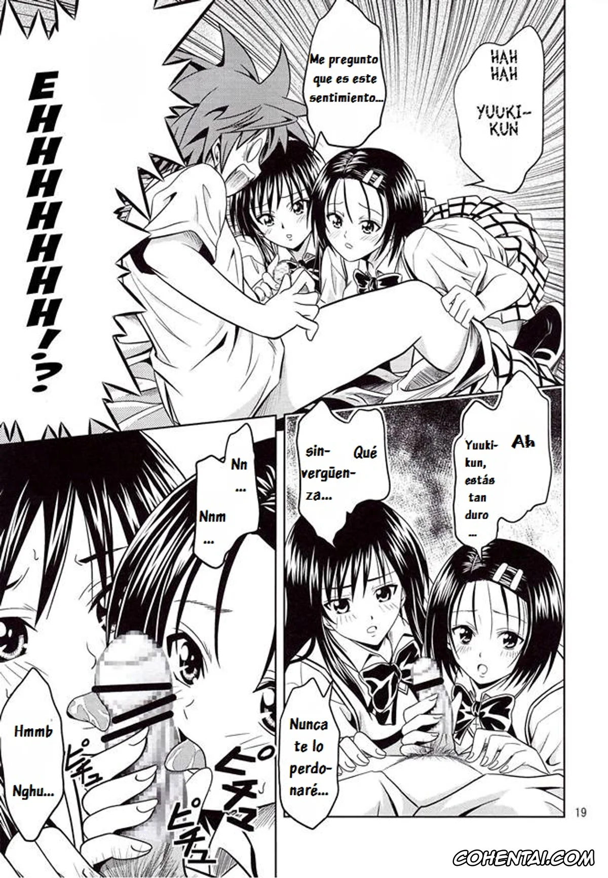 To Love-Ru porno, Haruna Sairenji porno, Rito Yuuki porno, Yui Kotegawa porno, Anoko-tachi ga Taihen na Koto ni Nattemasu (To Love-Ru), pagina 20