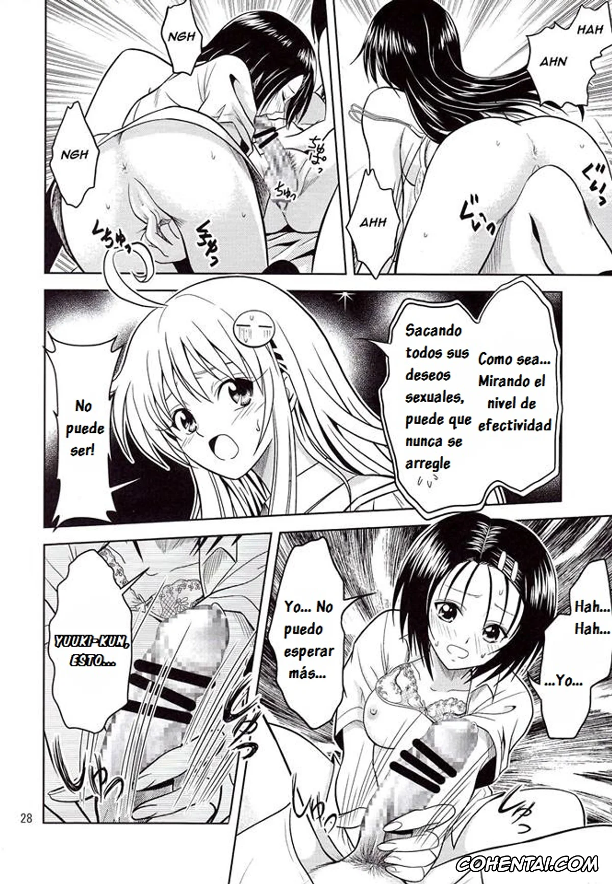 To Love-Ru porno, Haruna Sairenji porno, Rito Yuuki porno, Yui Kotegawa porno, Anoko-tachi ga Taihen na Koto ni Nattemasu (To Love-Ru), pagina 29