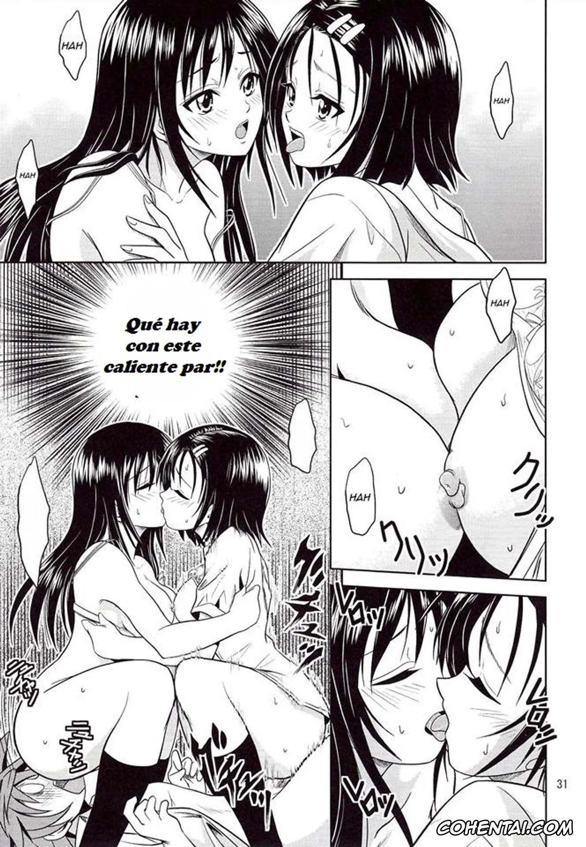 To Love-Ru porno, Haruna Sairenji porno, Rito Yuuki porno, Yui Kotegawa porno, Anoko-tachi ga Taihen na Koto ni Nattemasu (To Love-Ru), pagina 32