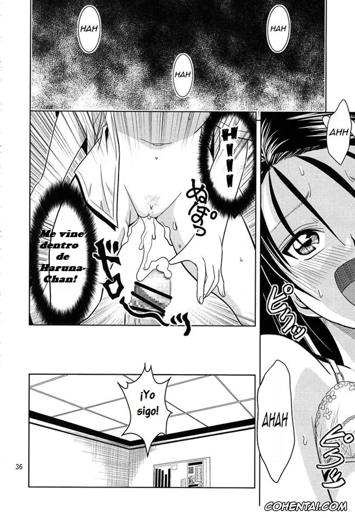 To Love-Ru xxx, Haruna Sairenji xxx, Rito Yuuki xxx, Yui Kotegawa xxx, Anoko-tachi ga Taihen na Koto ni Nattemasu (To Love-Ru), pagina 37
