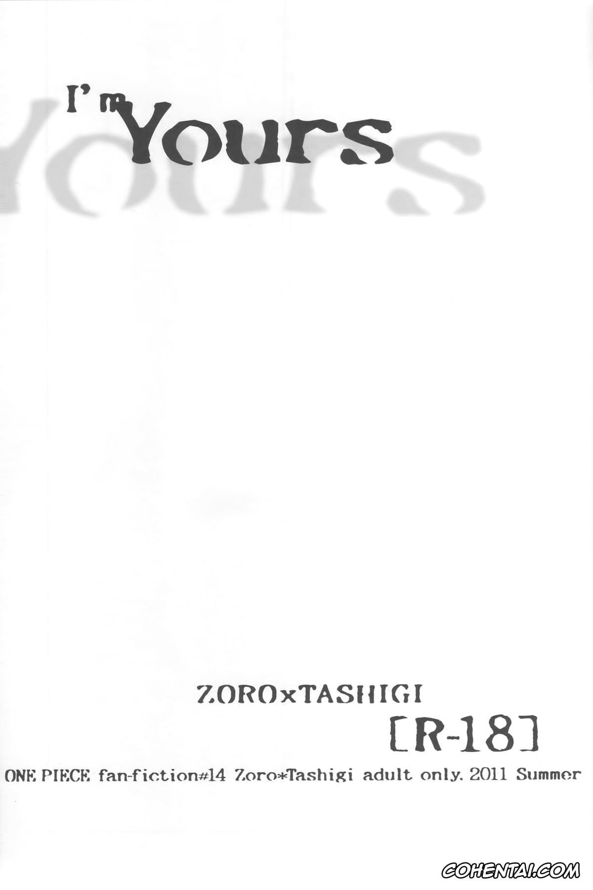 One Piece xxx, Roronoa Zoro xxx, Tashigi xxx, I’m Yours (One Piece), pagina 4