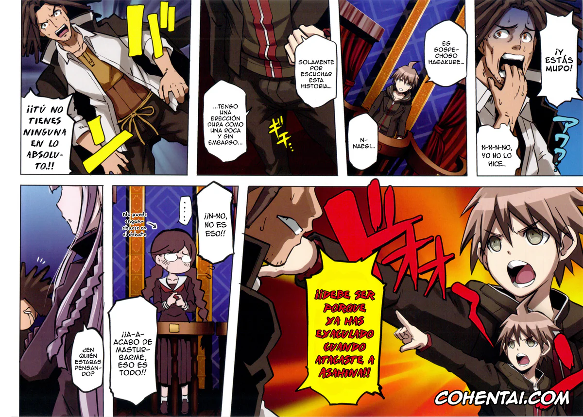 Danganronpa xxx, Aoi Asahina xxx, Byakuya Togami xxx, Junko Enoshima xxx, Kyouko Kirigiri xxx, Makoto Naegi xxx, Touko Fukawa xxx, Yasuhiro Hagakure xxx, Inranronpa (Danganronpa), pagina 10