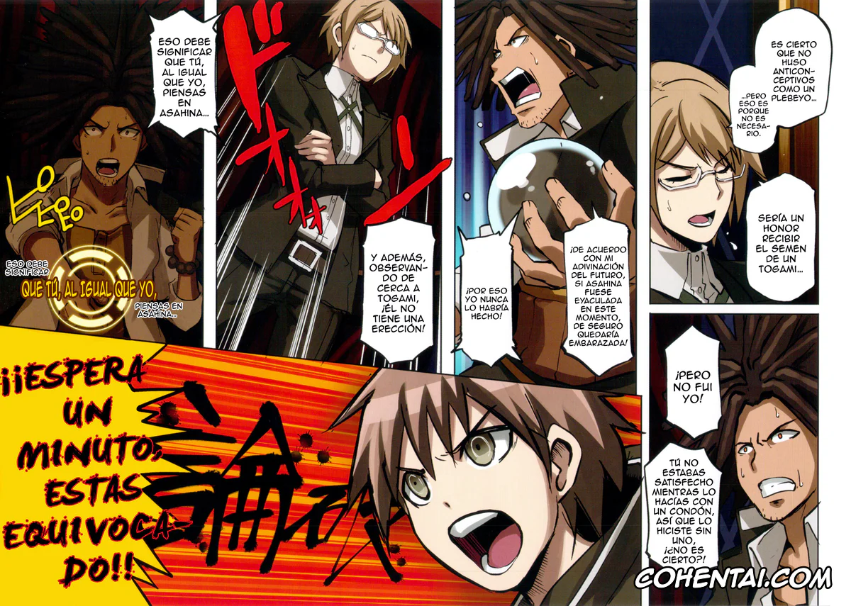 Danganronpa xxx, Aoi Asahina xxx, Byakuya Togami xxx, Junko Enoshima xxx, Kyouko Kirigiri xxx, Makoto Naegi xxx, Touko Fukawa xxx, Yasuhiro Hagakure xxx, Inranronpa (Danganronpa), pagina 13