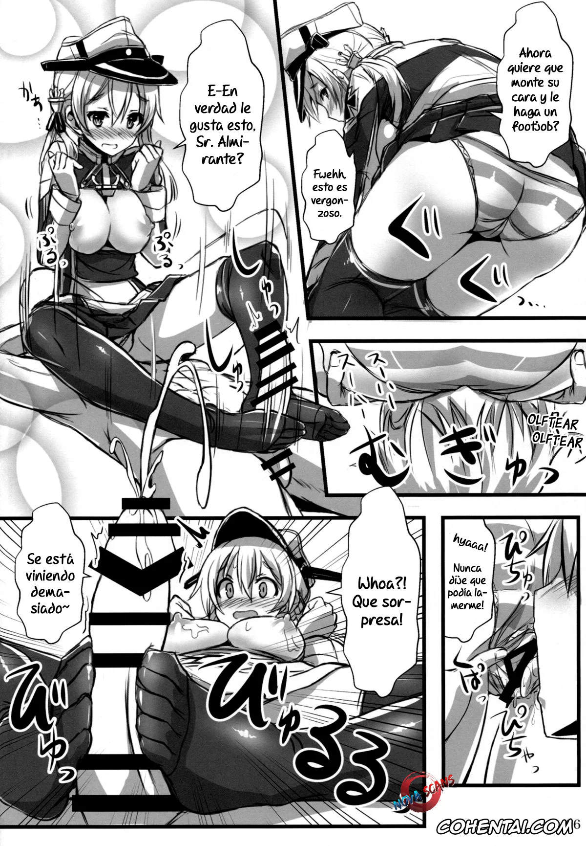 Kantai Collection -KanColle- porno, Atago porno, Kaga porno, Kongou porno, Prinz Eugen porno, Shimakaze porno, KanMusu x KneeSo (Kantai Collection -KanColle-), pagina 5