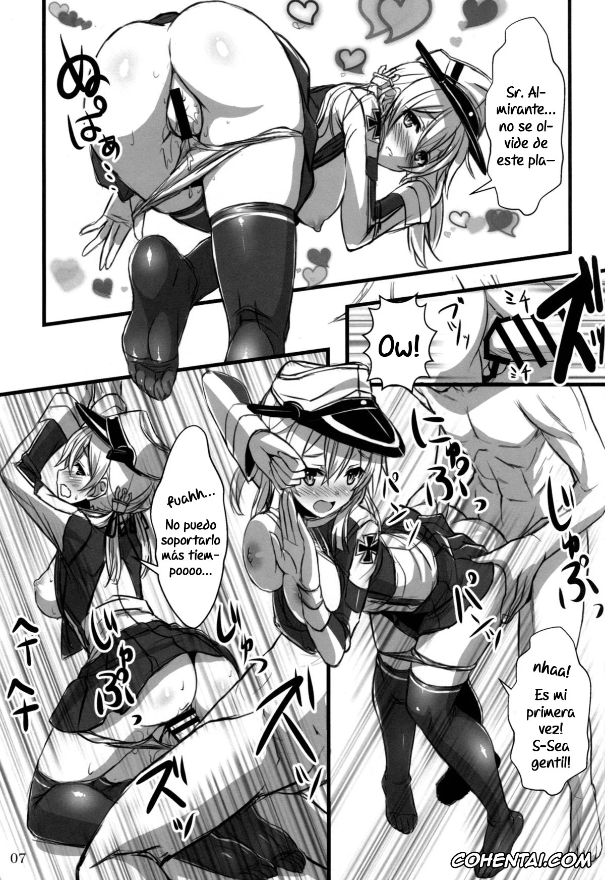 Kantai Collection -KanColle- hentai, Atago hentai, Kaga hentai, Kongou hentai, Prinz Eugen hentai, Shimakaze hentai, KanMusu x KneeSo (Kantai Collection -KanColle-), pagina 6