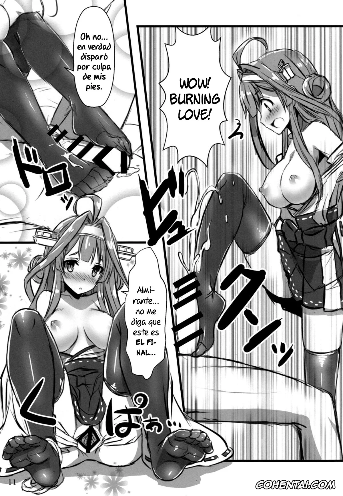Kantai Collection -KanColle- xxx, Atago xxx, Kaga xxx, Kongou xxx, Prinz Eugen xxx, Shimakaze xxx, KanMusu x KneeSo (Kantai Collection -KanColle-), pagina 10