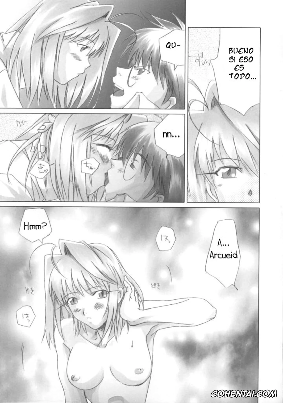 Tsukihime hentai, Arcueid Brunestud hentai, Gekka Bijin (Tsukihime), pagina 6