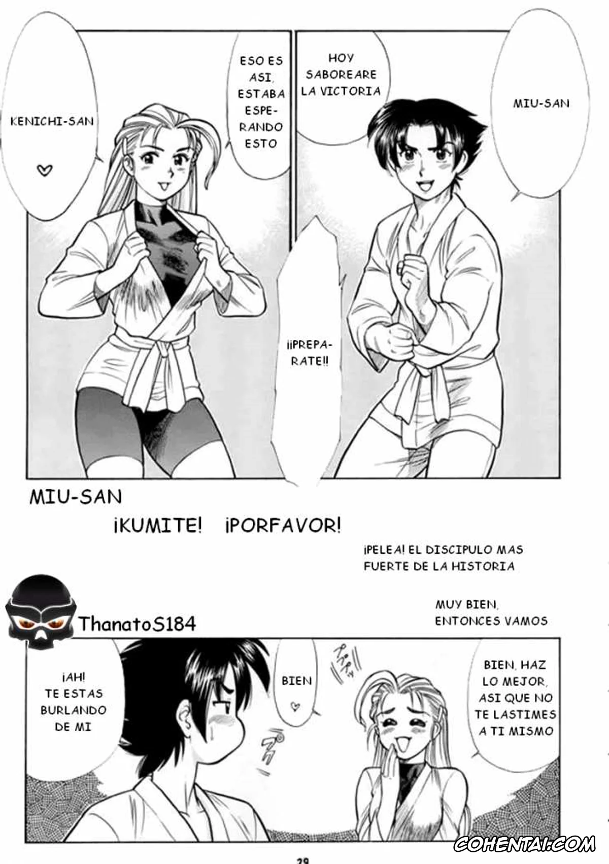 Historys Strongest Disciple Kenichi | Shijou Saikyou No Deshi Kenichi xxx, Kenichi Shirahama xxx, Miu Furinji xxx, Miu-san! Kumite Onegai Shimassu! | Miu-san ¡Kumite! ¡Porfavor! (Non Dema-R Tankahen) (History’s Strongest Disciple Kenichi), pagina 1