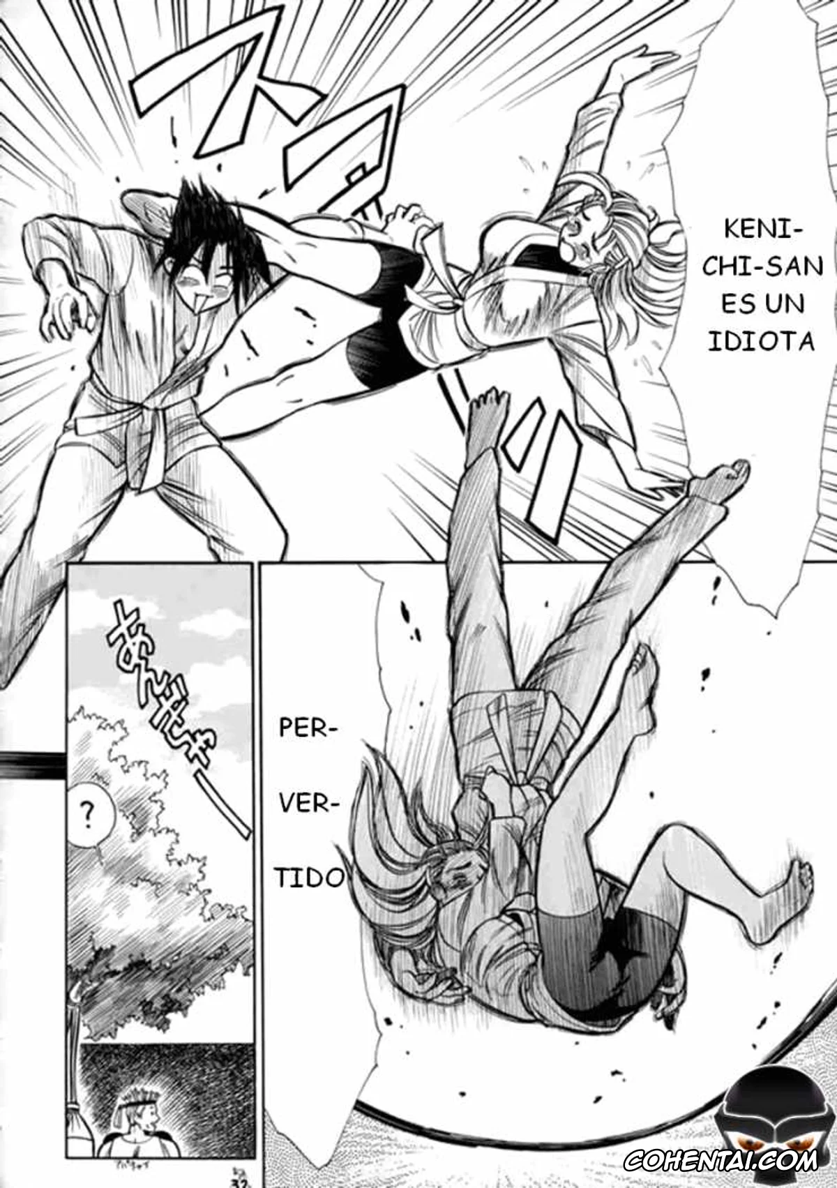 Historys Strongest Disciple Kenichi | Shijou Saikyou No Deshi Kenichi xxx, Kenichi Shirahama xxx, Miu Furinji xxx, Miu-san! Kumite Onegai Shimassu! | Miu-san ¡Kumite! ¡Porfavor! (Non Dema-R Tankahen) (History’s Strongest Disciple Kenichi), pagina 4