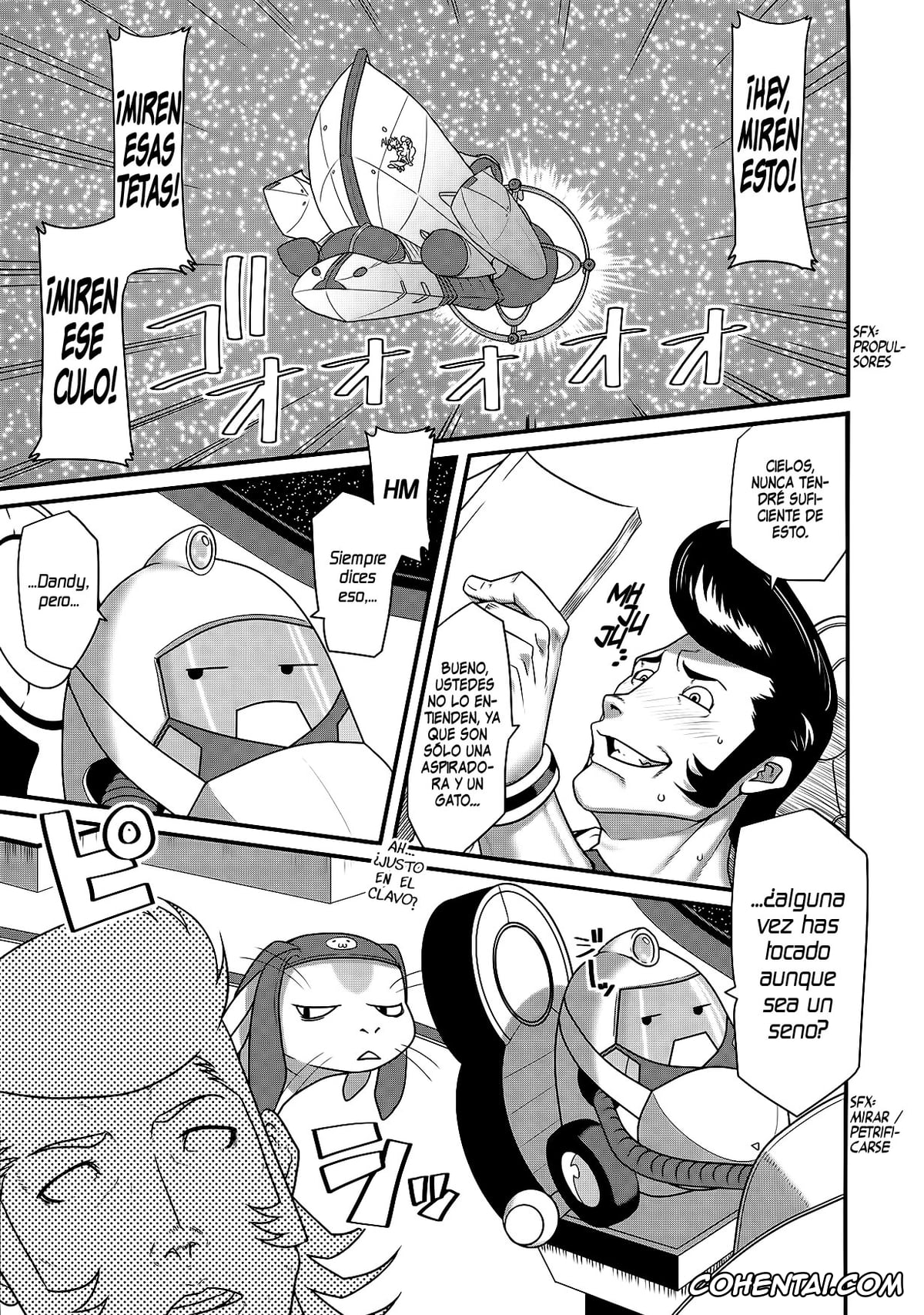 Space Dandy xxx, Dandy xxx, Honey xxx, Bitch to Doutei no Sensou jan yo (Space Dandy), pagina 4