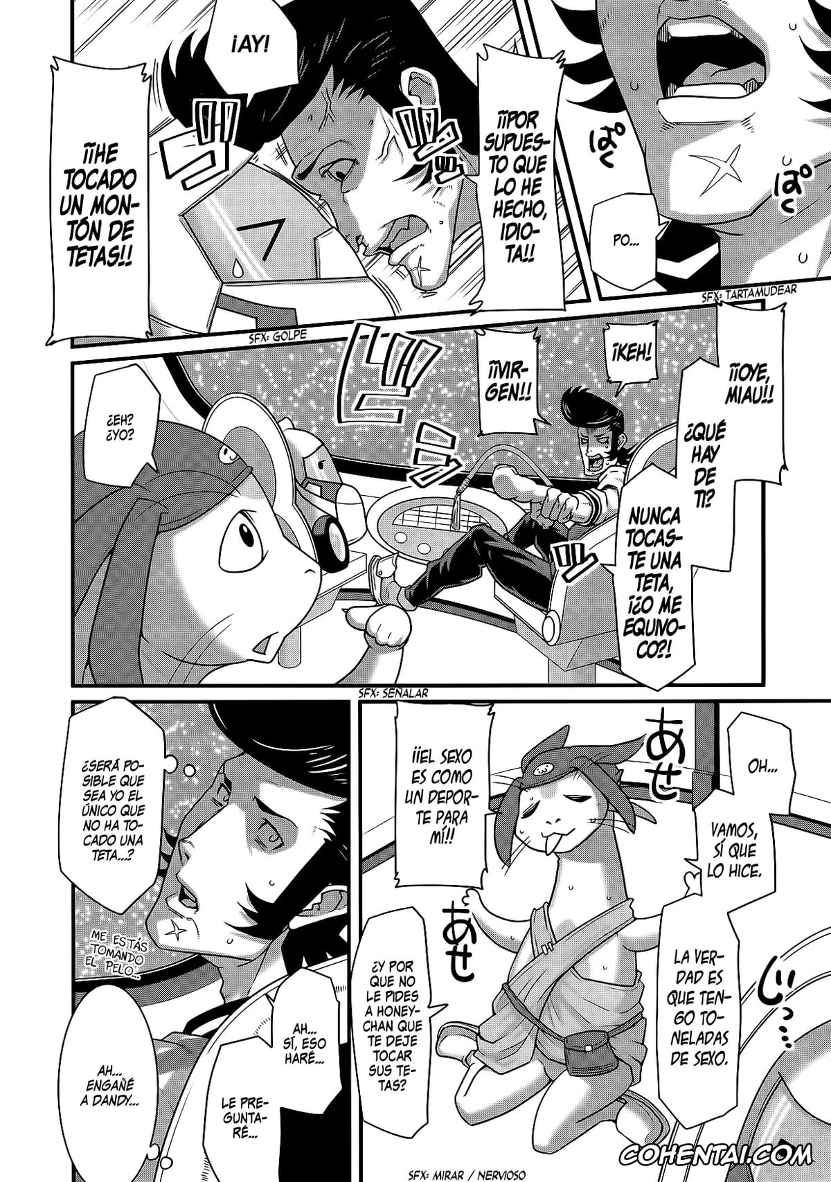 Space Dandy porno, Dandy porno, Honey porno, Bitch to Doutei no Sensou jan yo (Space Dandy), pagina 5