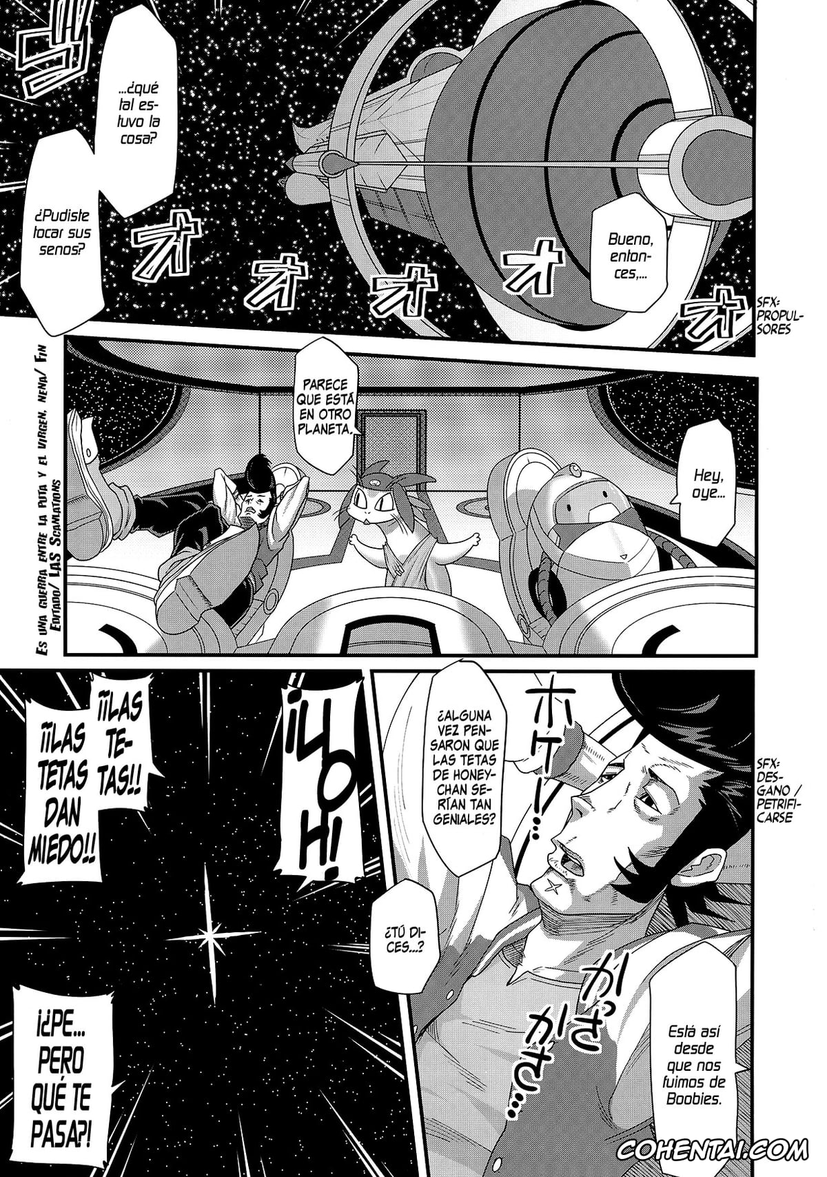 Space Dandy xxx, Dandy xxx, Honey xxx, Bitch to Doutei no Sensou jan yo (Space Dandy), pagina 22
