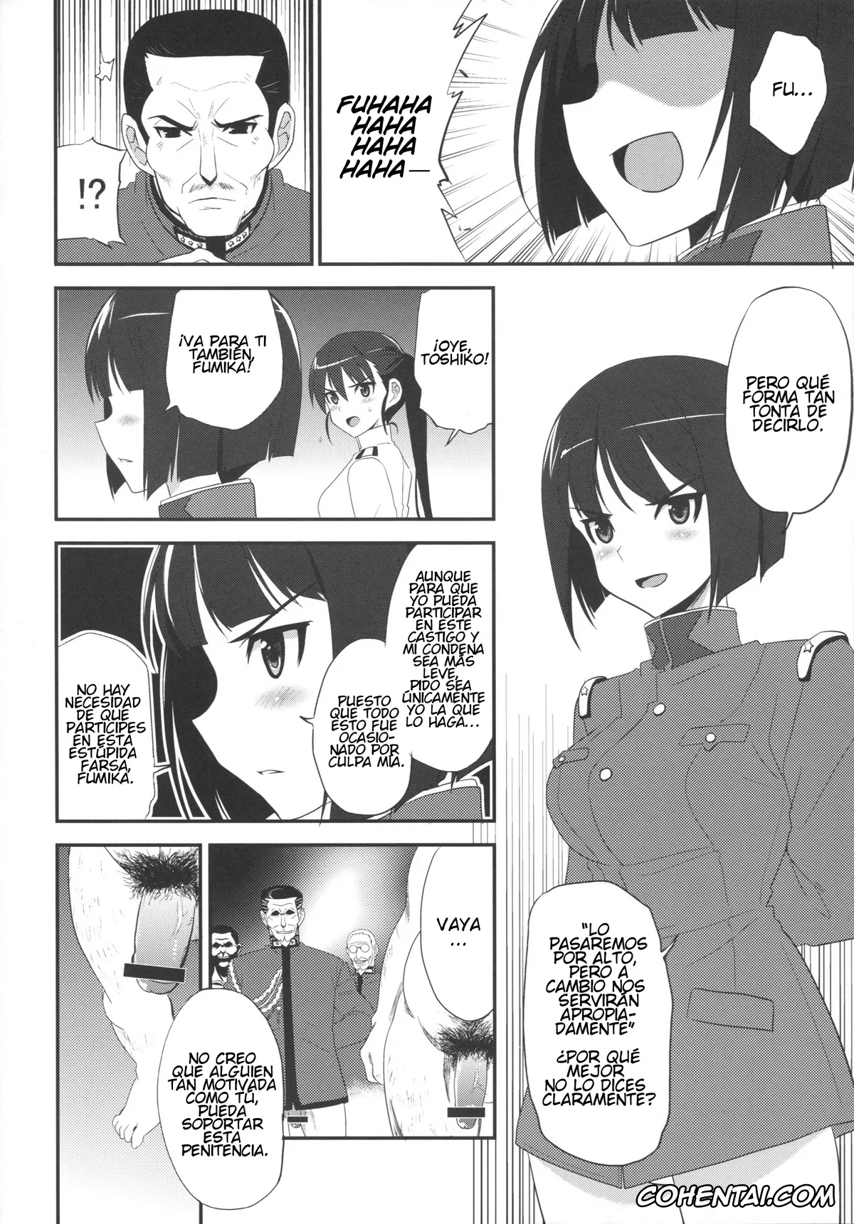 Strike Witches porno, Fumika Kitagou porno, Toshiko Etou porno, FADE TO BLACK (Strike Witches), pagina 5