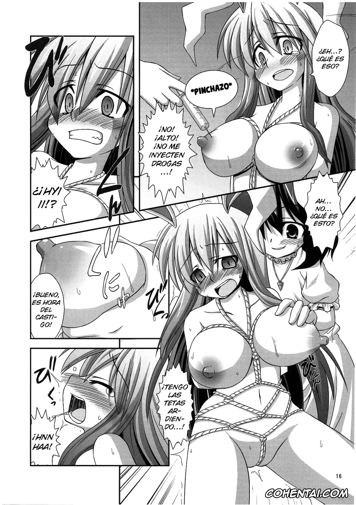 Touhou Project hentai, Eirin Yagokoro hentai, Reisen Udongein Inaba hentai, Tewi Inaba hentai, Udonge Goudoushi – Tokumori Udon (Touhou Project), pagina 15