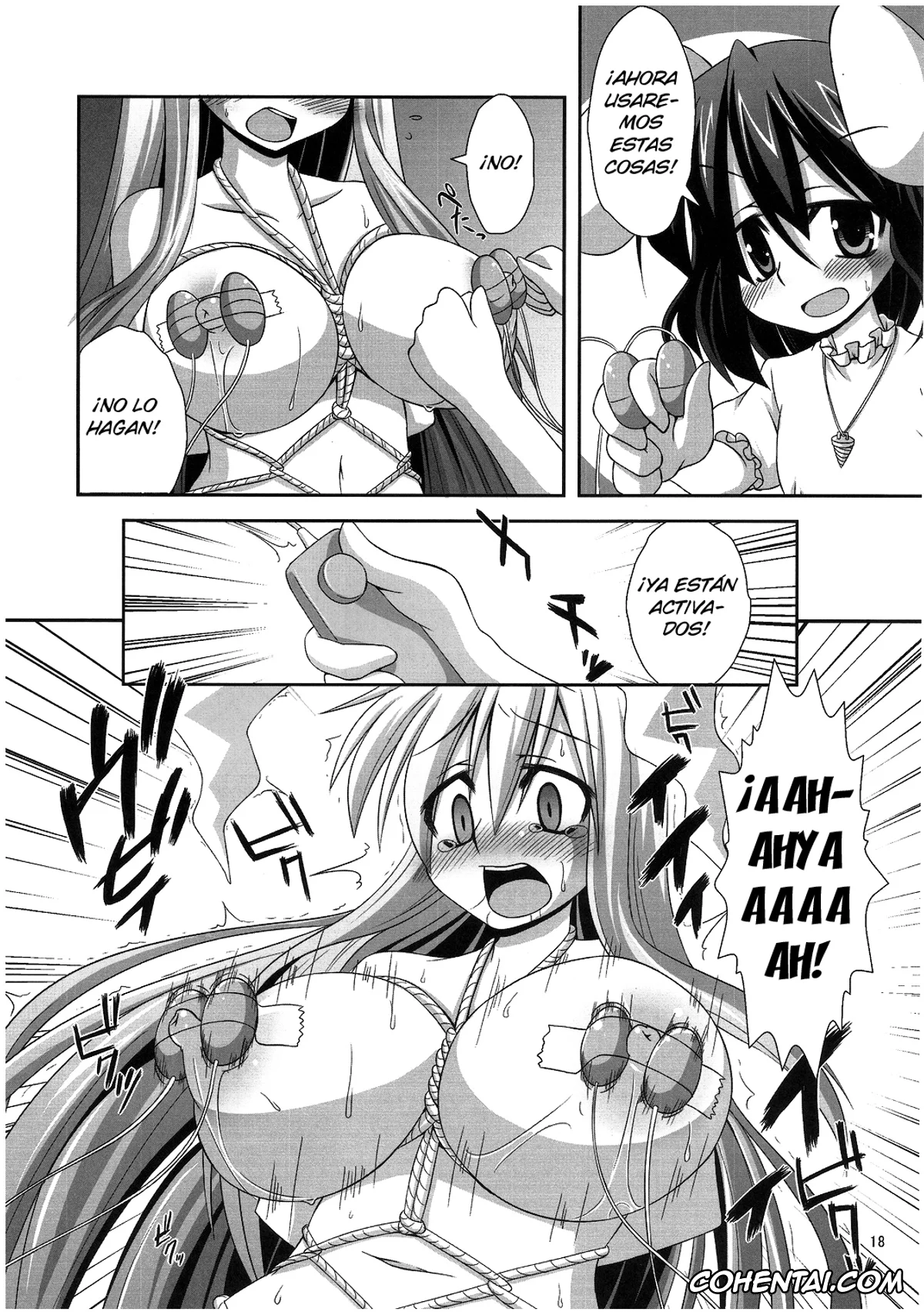 Touhou Project porno, Eirin Yagokoro porno, Reisen Udongein Inaba porno, Tewi Inaba porno, Udonge Goudoushi – Tokumori Udon (Touhou Project), pagina 17