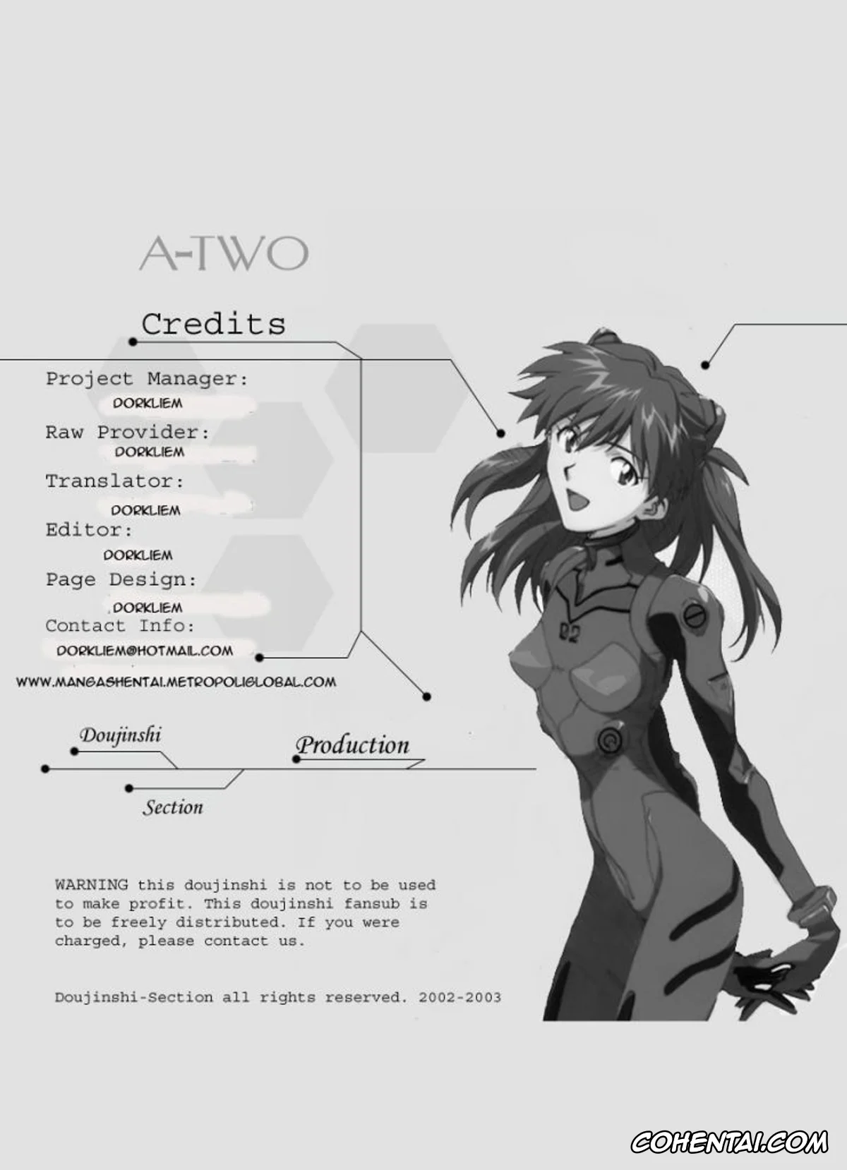 Neon Genesis Evangelion porno, Asuka Langley Soryu porno, A-two (Neon Genesis Evangelion), pagina 2