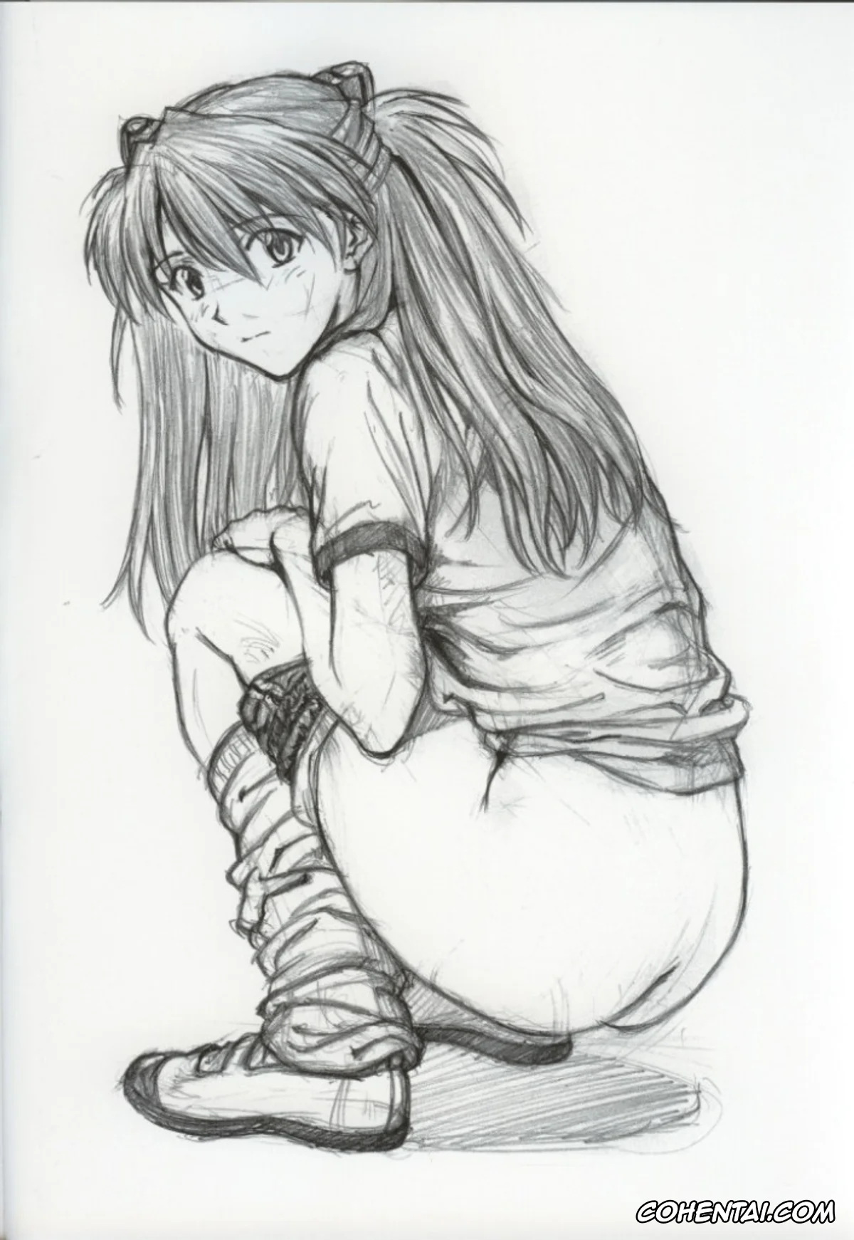Neon Genesis Evangelion hentai, Asuka Langley Soryu hentai, A-two (Neon Genesis Evangelion), pagina 3
