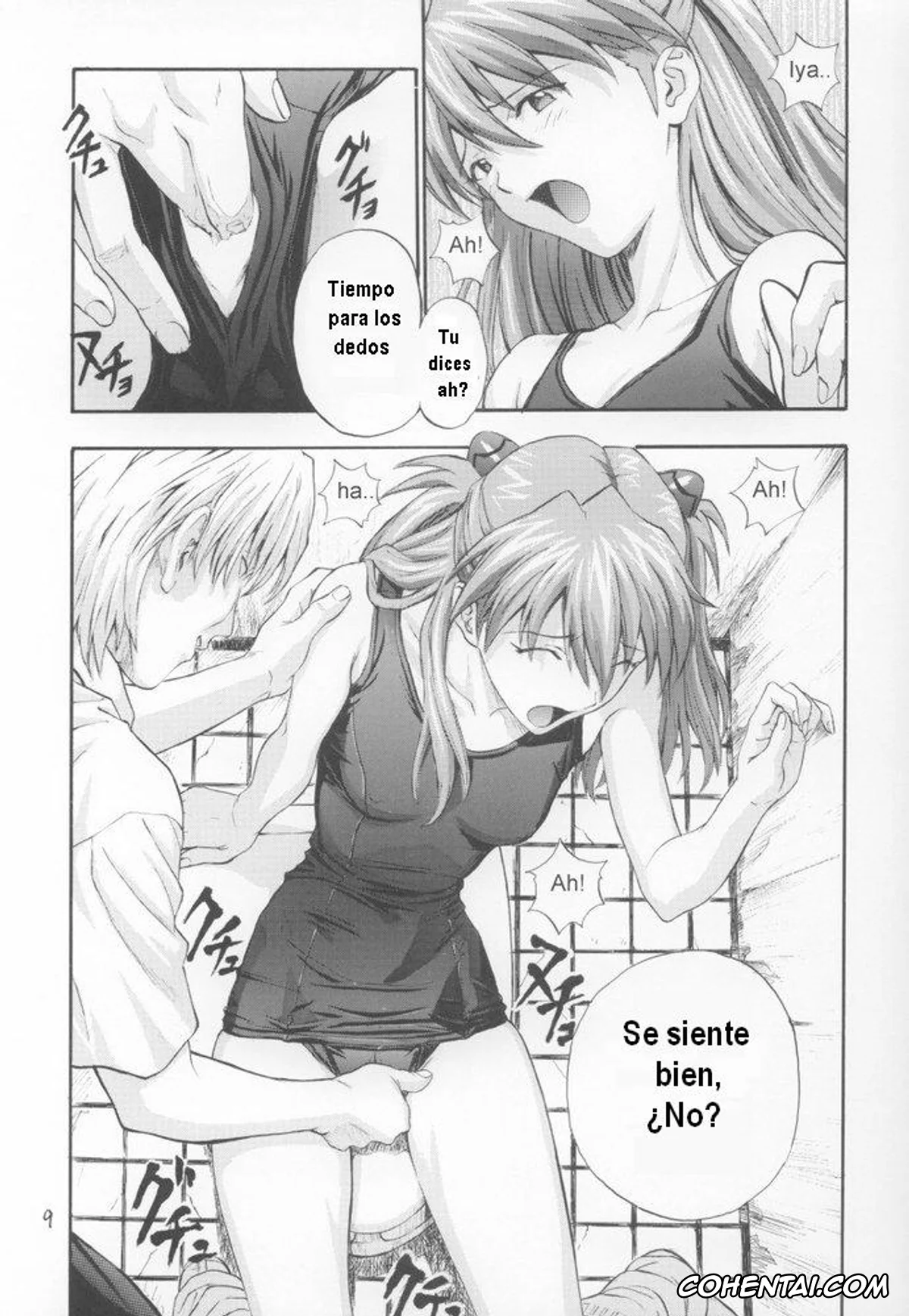 Neon Genesis Evangelion hentai, Asuka Langley Soryu hentai, A-three (Neon Genesis Evangelion), pagina 9