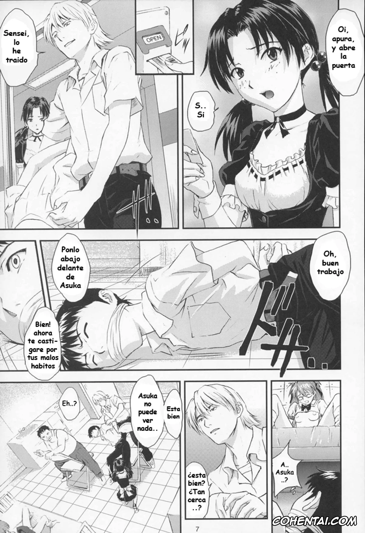 Neon Genesis Evangelion hentai, Asuka Langley Soryu hentai, Hikari Horaki hentai, Shinji Ikari hentai, A-six Kanseiban (Neon Genesis Evangelion), pagina 6