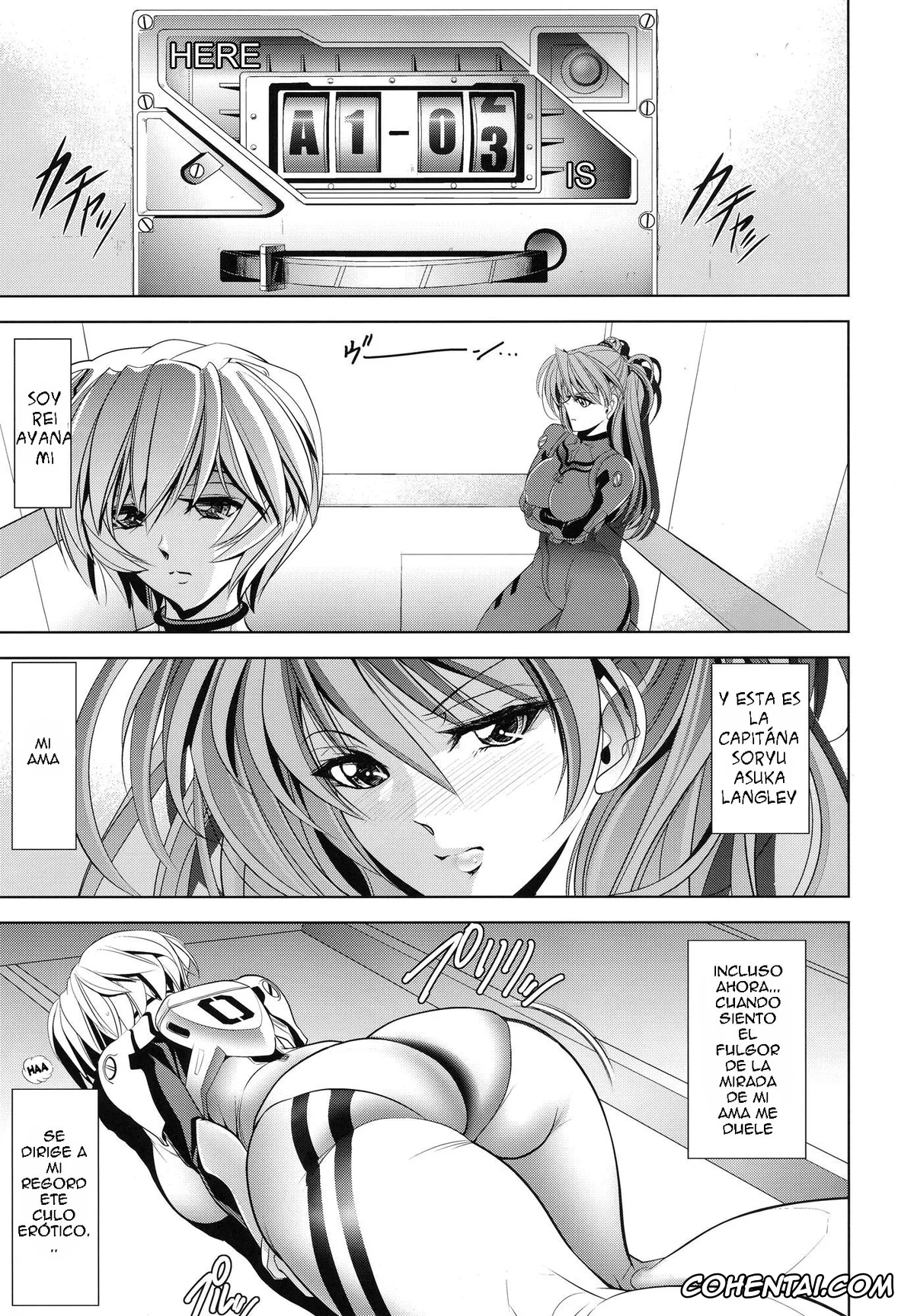 Neon Genesis Evangelion xxx, Asuka Langley Soryu xxx, Rei Ayanami xxx, Princess and the Slave (Neon Genesis Evangelion), pagina 4